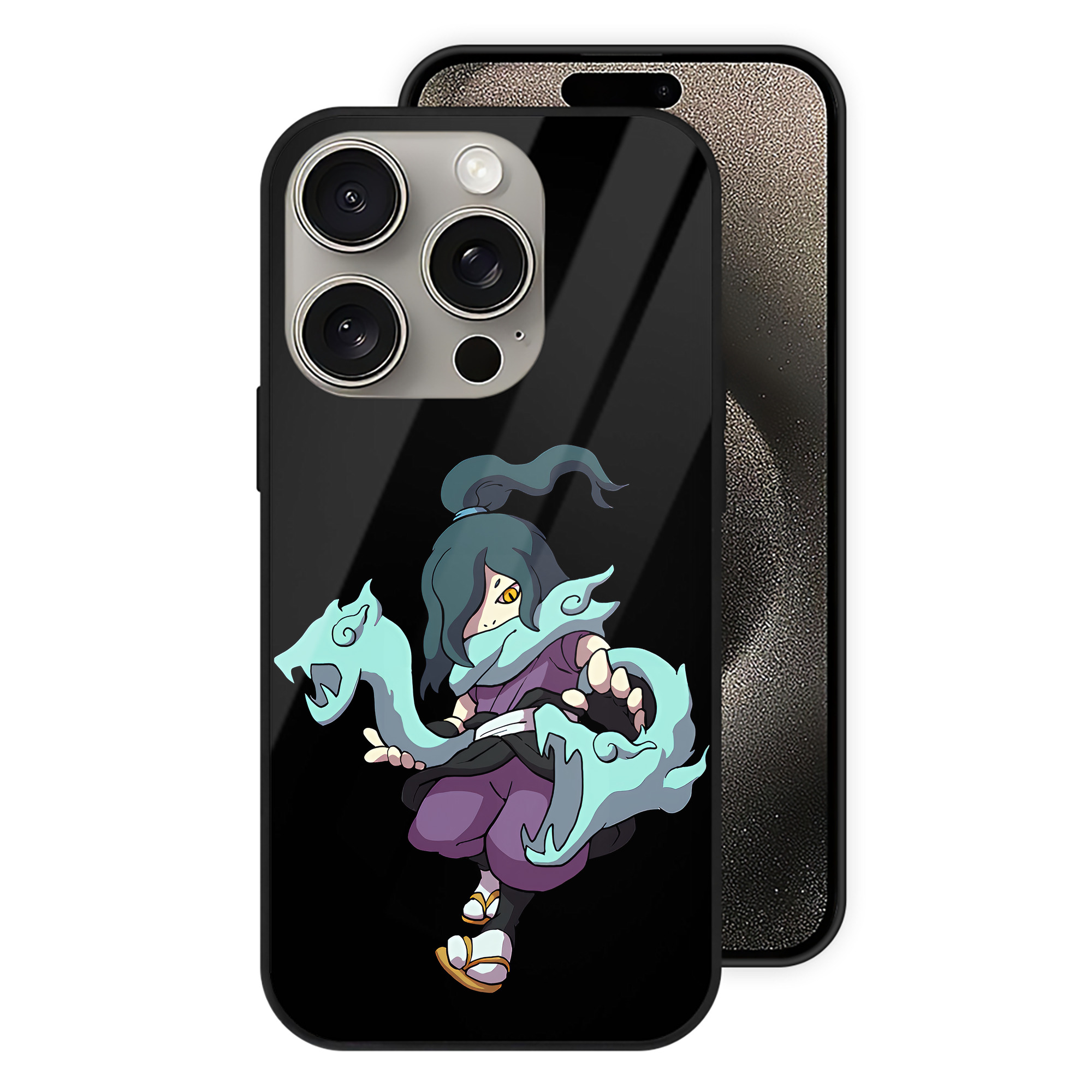 （画像用） 妖怪ウォッチ Yo-kai Watch 【iPhone15Pro対応】スマホケース 耐衝撃＆黄変防止 背面ガラス