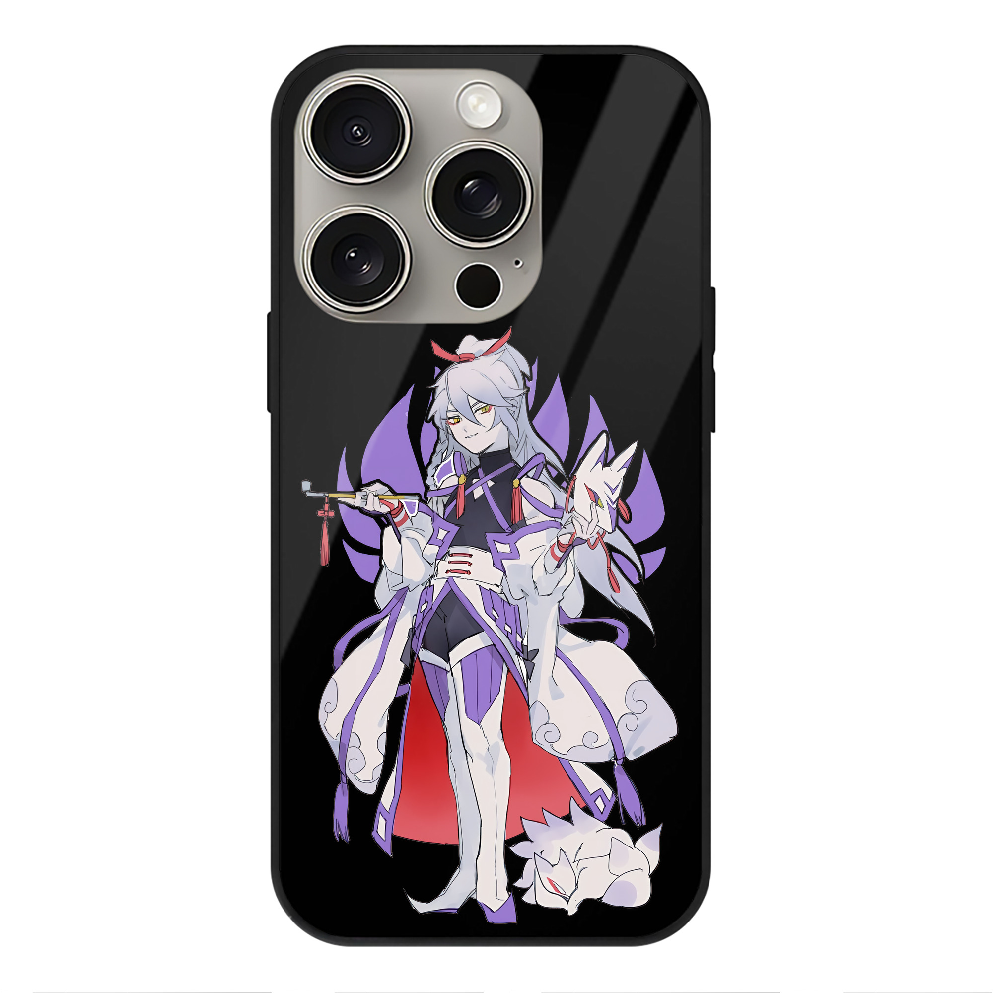 （画像用） 妖怪ウォッチ Yo-kai Watch 【iPhone15Pro対応】スマホケース 耐衝撃＆黄変防止 背面ガラス