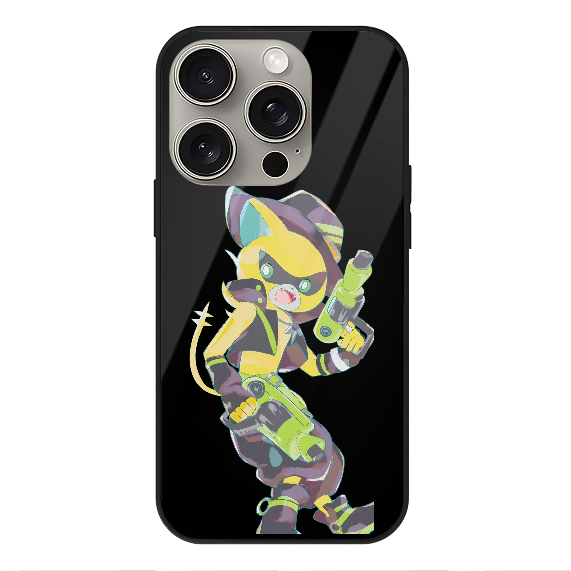 （画像用） 妖怪ウォッチ Yo-kai Watch 【iPhone15Pro対応】スマホケース 耐衝撃＆黄変防止 背面ガラス