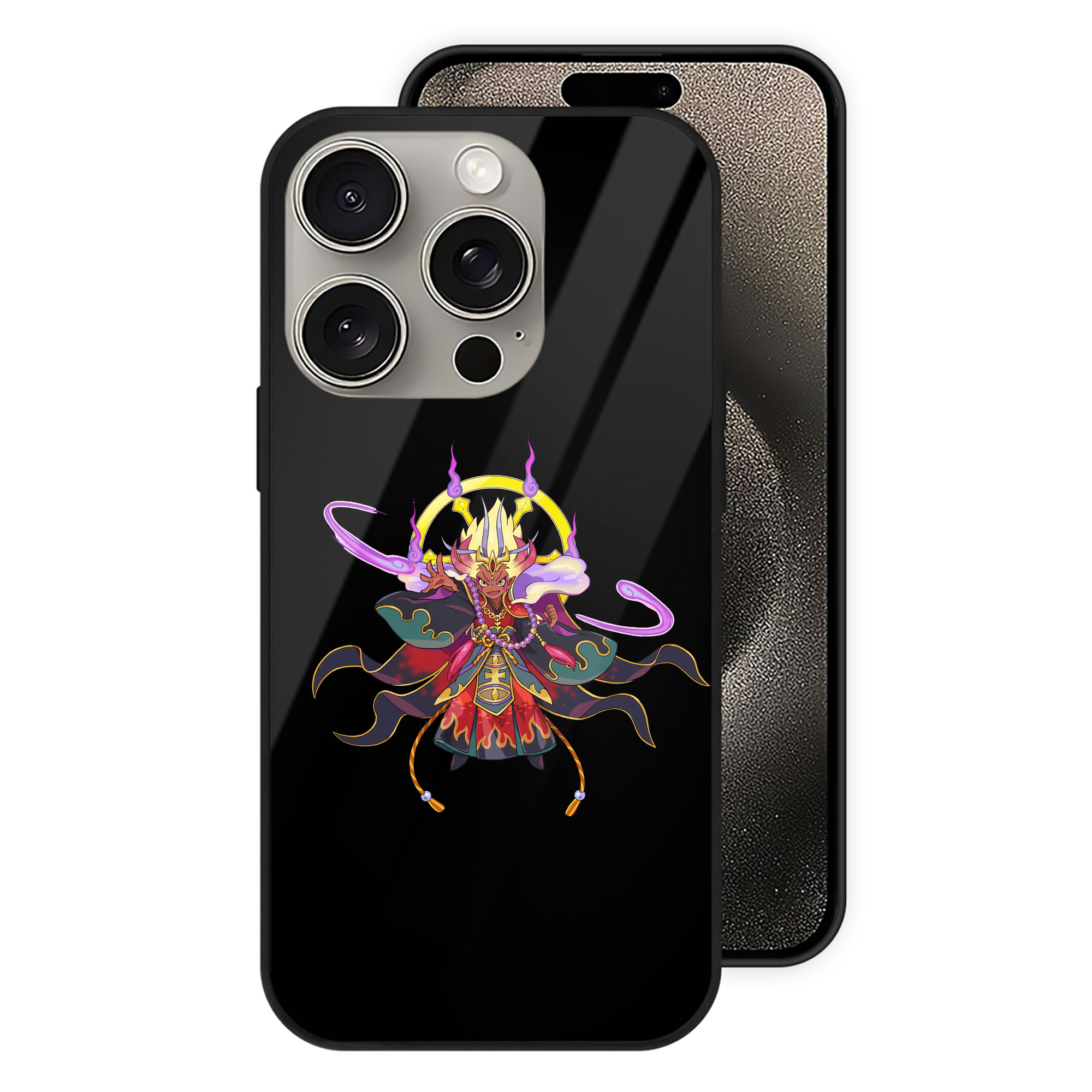 （画像用） 妖怪ウォッチ Yo-kai Watch 【iPhone15Pro対応】スマホケース 耐衝撃＆黄変防止 背面ガラス