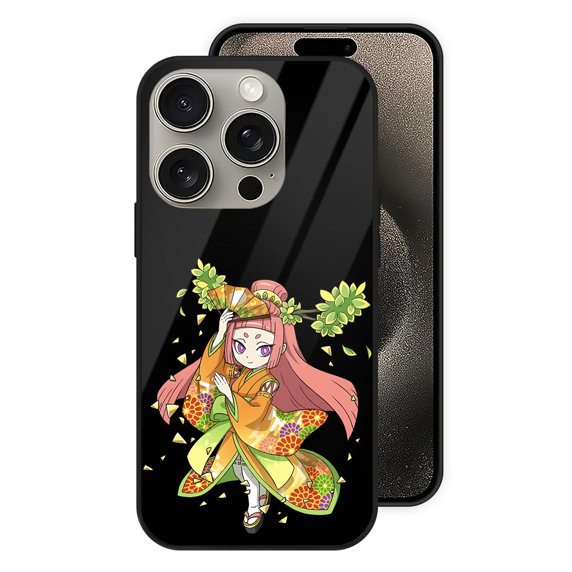 （画像用） 妖怪ウォッチ Yo-kai Watch 【iPhone15Pro対応】スマホケース 耐衝撃＆黄変防止 背面ガラス