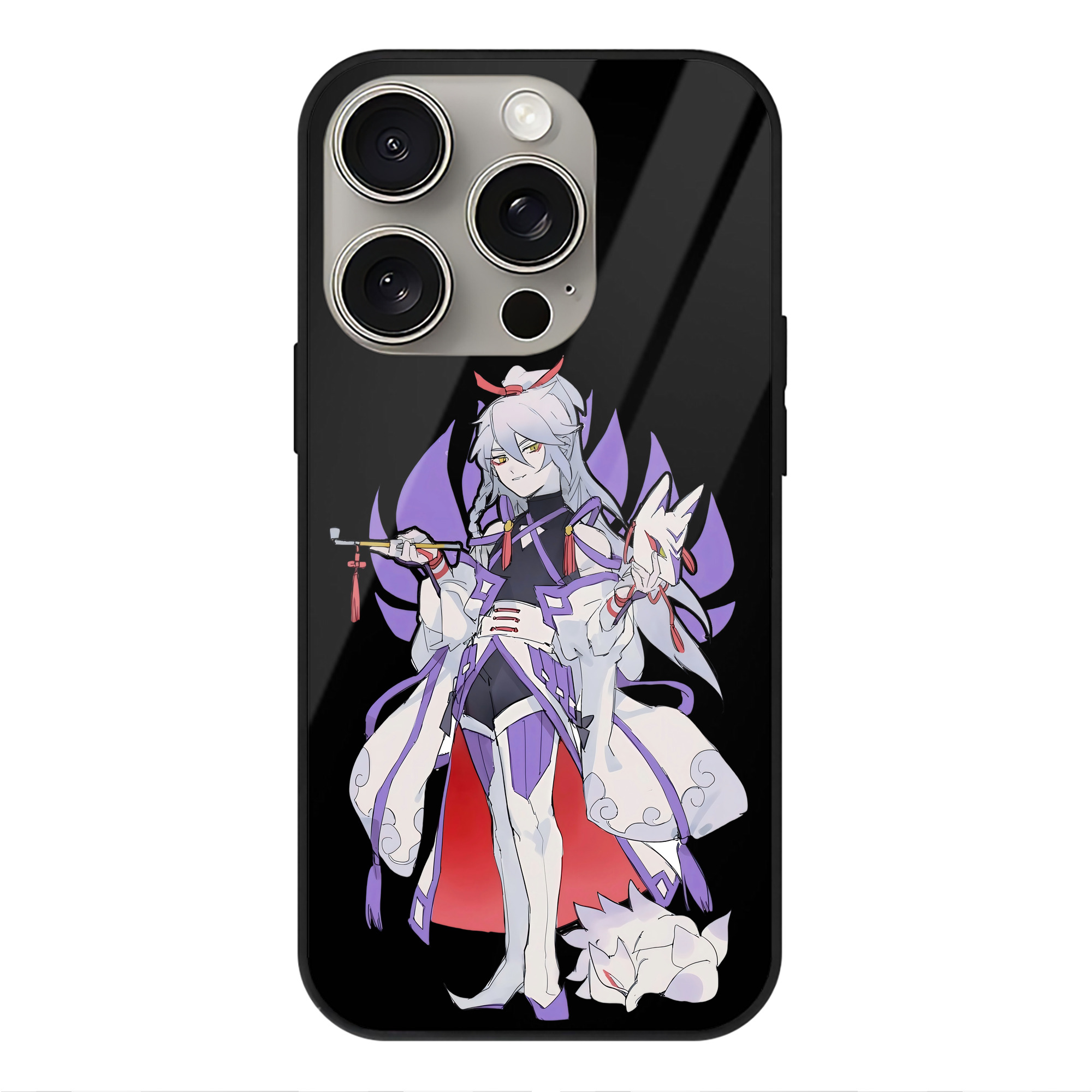 （画像用） 妖怪ウォッチ Yo-kai Watch 【iPhone15Pro対応】スマホケース 耐衝撃＆黄変防止 背面ガラス