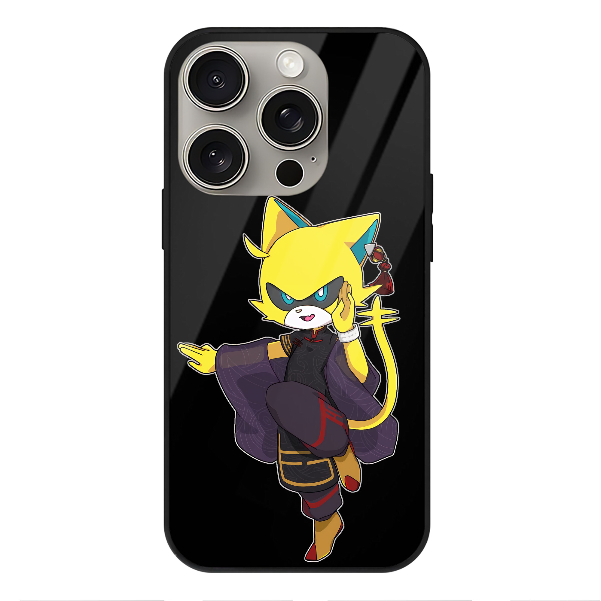 （画像用） 妖怪ウォッチ Yo-kai Watch 【iPhone15Pro対応】スマホケース 耐衝撃＆黄変防止 背面ガラス