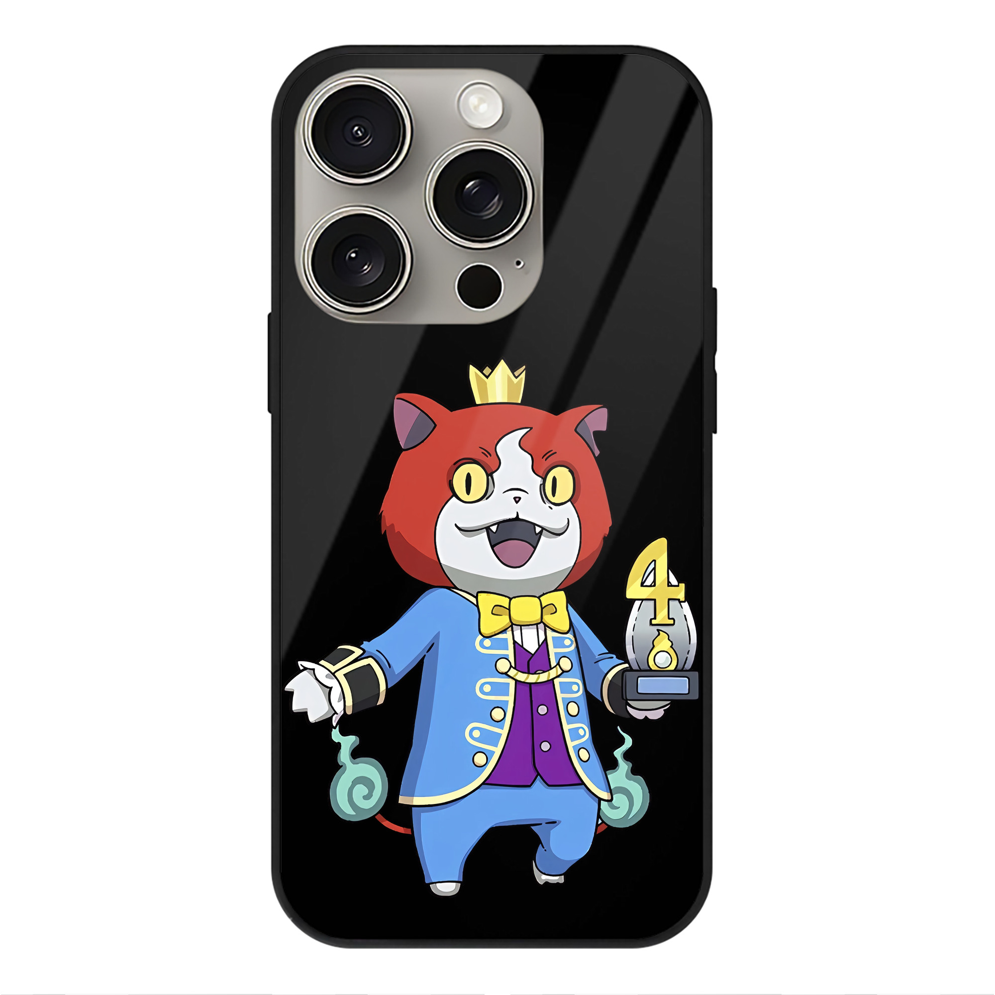 （画像用） 妖怪ウォッチ Yo-kai Watch 【iPhone15Pro対応】スマホケース 耐衝撃＆黄変防止 背面ガラス