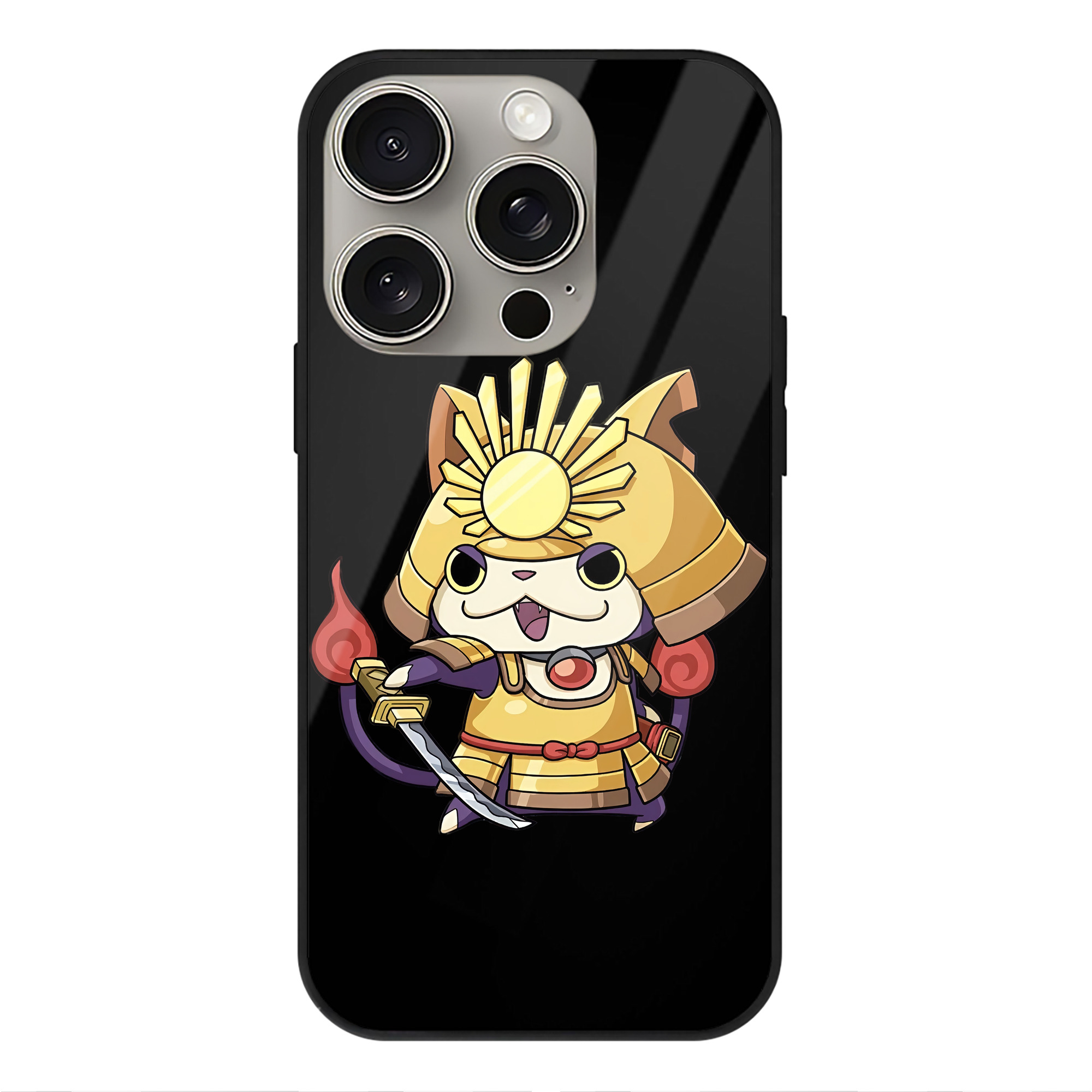 （画像用） 妖怪ウォッチ Yo-kai Watch 【iPhone15Pro対応】スマホケース 耐衝撃＆黄変防止 背面ガラス