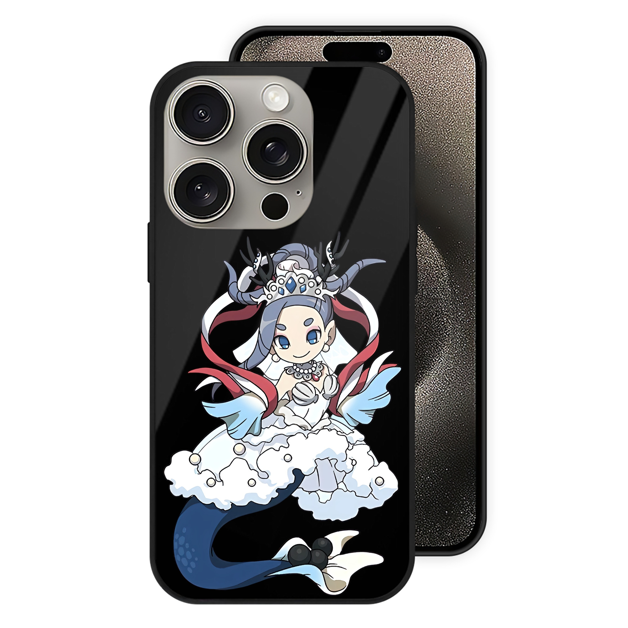 （画像用） 妖怪ウォッチ Yo-kai Watch 【iPhone15Pro対応】スマホケース 耐衝撃＆黄変防止 背面ガラス