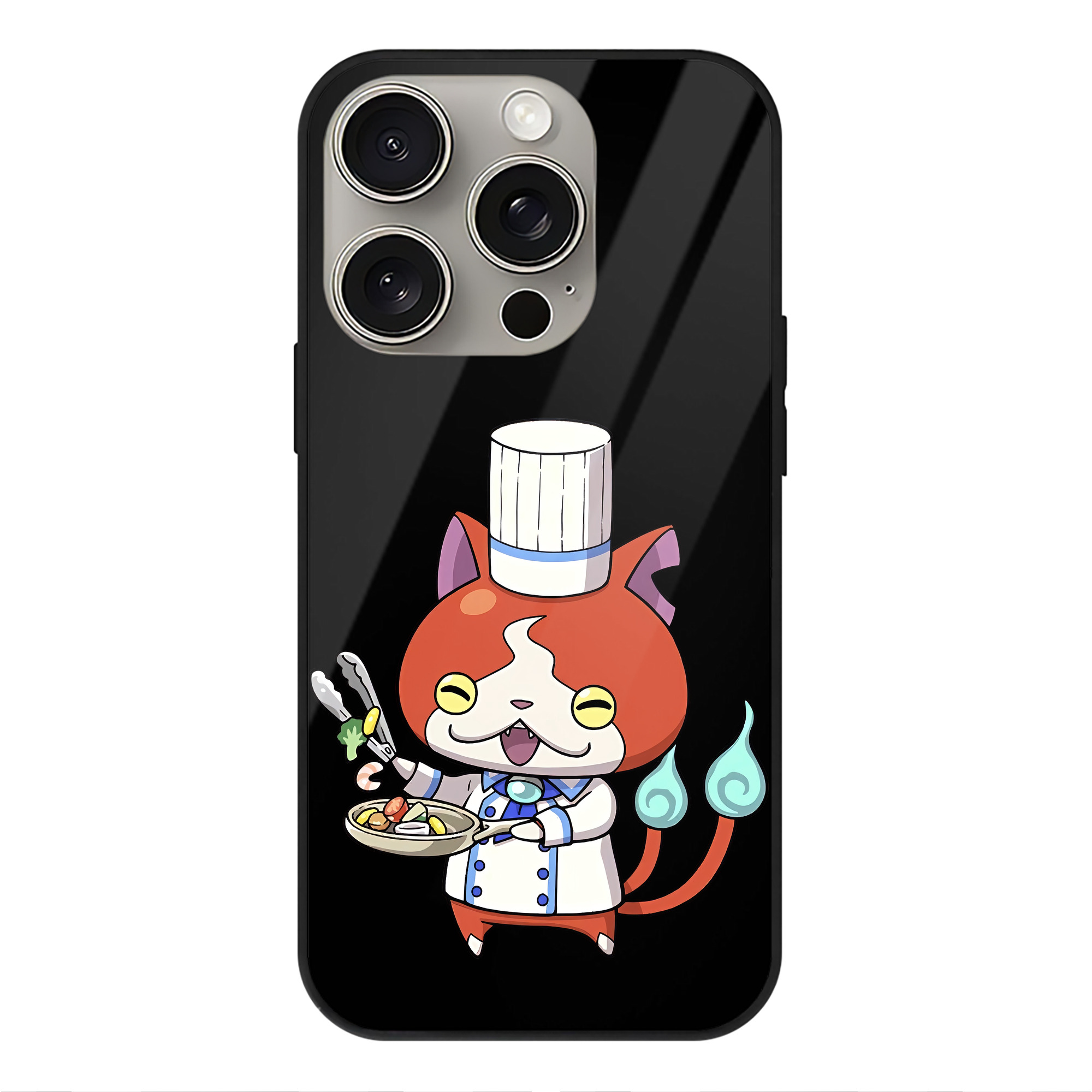 （画像用） 妖怪ウォッチ Yo-kai Watch 【iPhone15Pro対応】スマホケース 耐衝撃＆黄変防止 背面ガラス