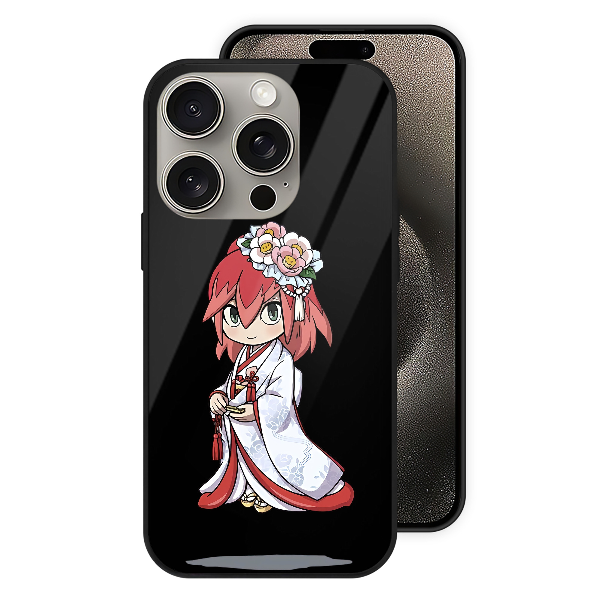 （画像用） 妖怪ウォッチ Yo-kai Watch 【iPhone15Pro対応】スマホケース 耐衝撃＆黄変防止 背面ガラス