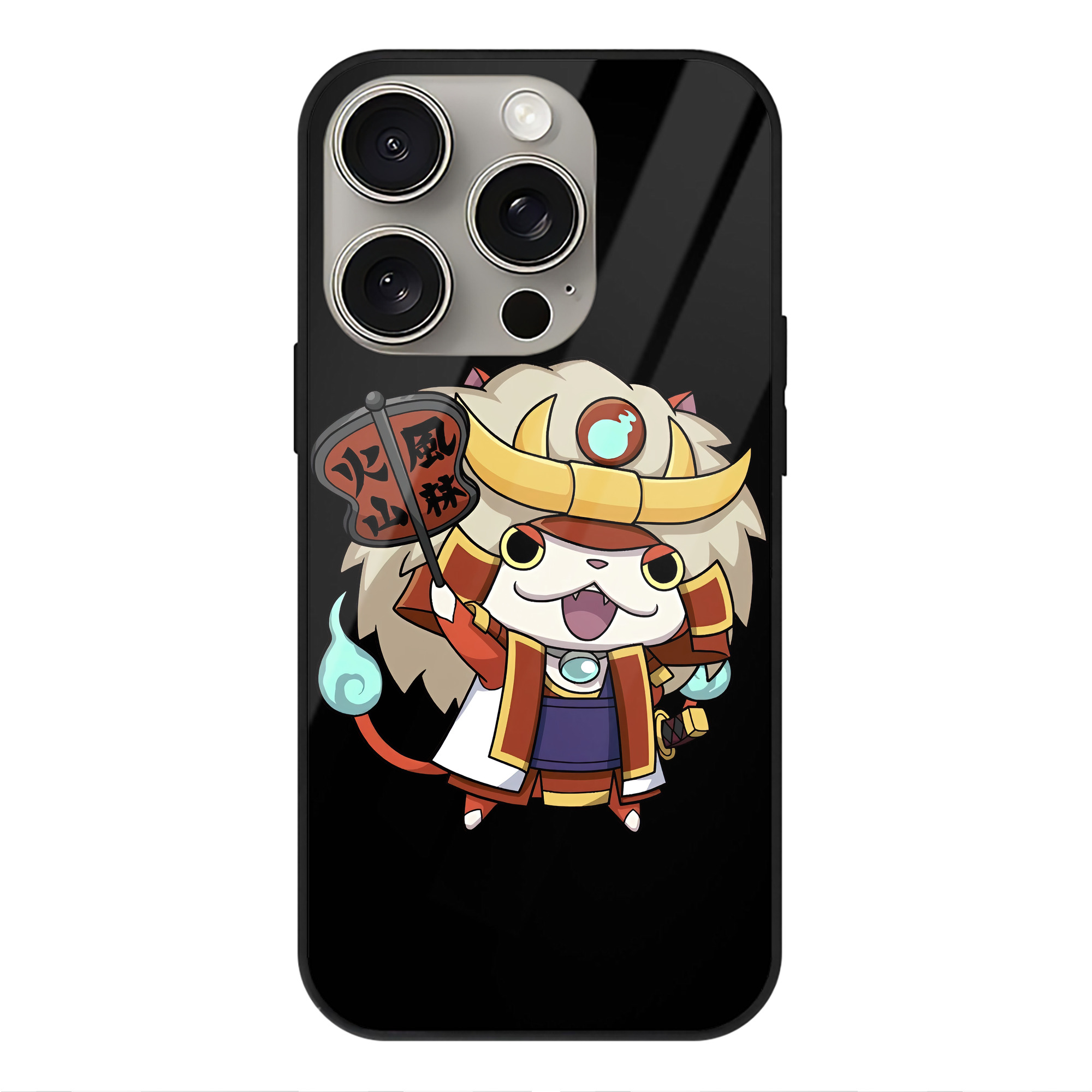 （画像用） 妖怪ウォッチ Yo-kai Watch 【iPhone15Pro対応】スマホケース 耐衝撃＆黄変防止 背面ガラス