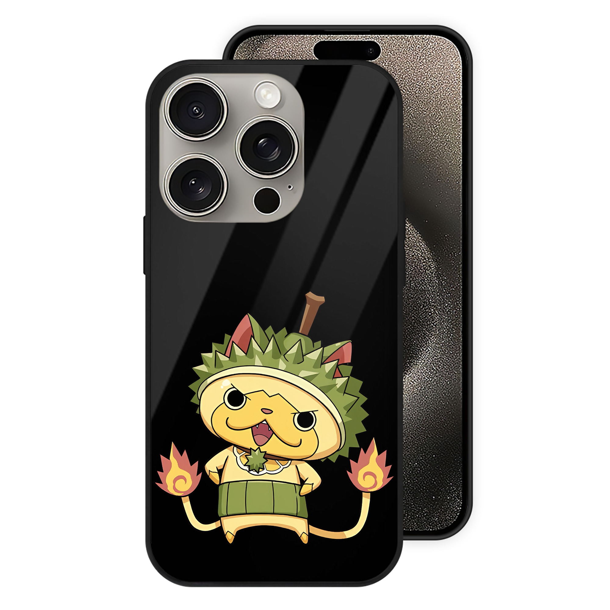 （画像用） 妖怪ウォッチ Yo-kai Watch 【iPhone15Pro対応】スマホケース 耐衝撃＆黄変防止 背面ガラス