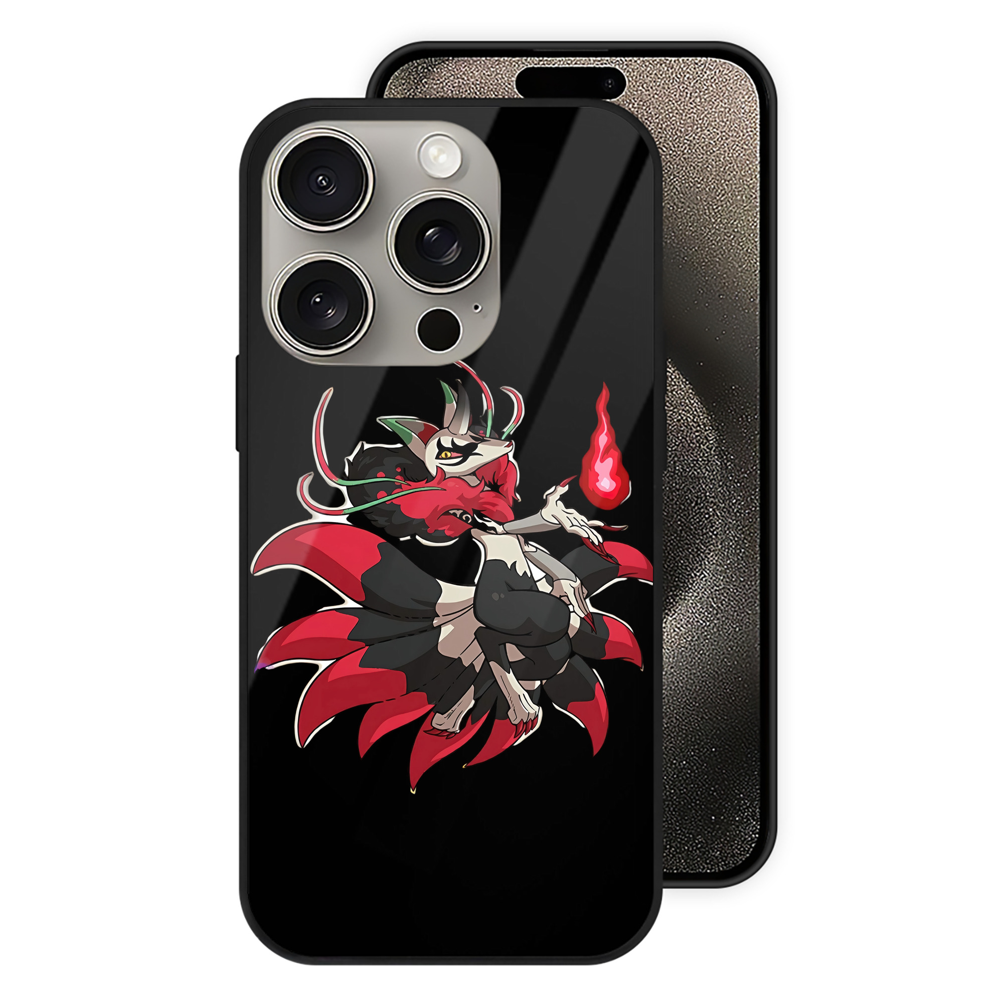 （画像用） 妖怪ウォッチ Yo-kai Watch 【iPhone15Pro対応】スマホケース 耐衝撃＆黄変防止 背面ガラス
