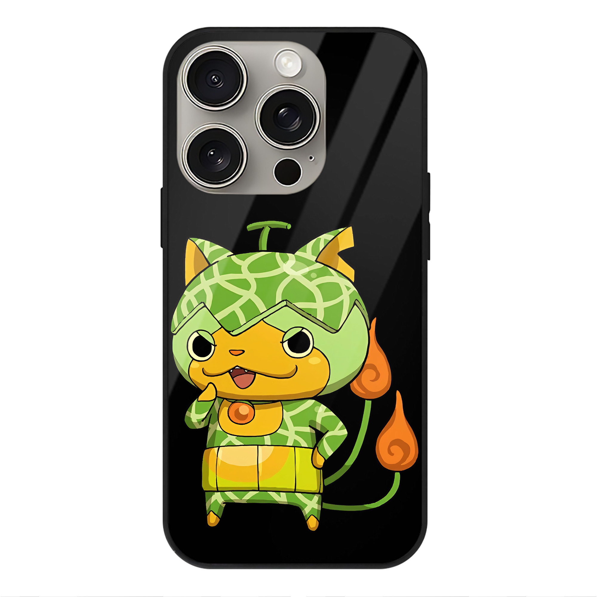 （画像用） 妖怪ウォッチ Yo-kai Watch 【iPhone15Pro対応】スマホケース 耐衝撃＆黄変防止 背面ガラス