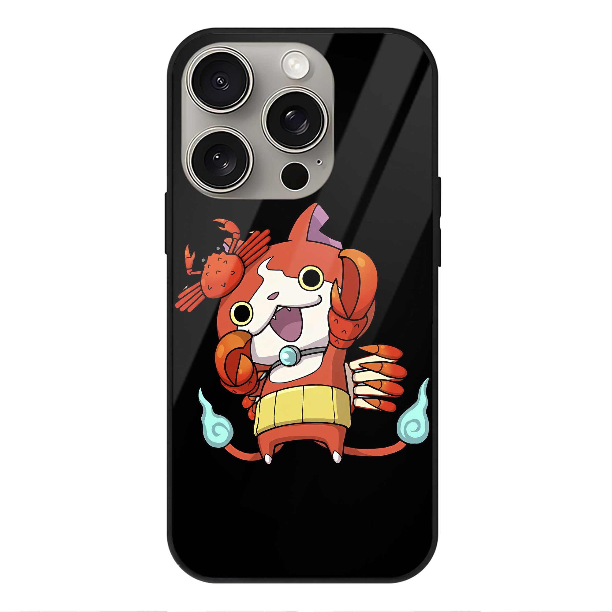 （画像用） 妖怪ウォッチ Yo-kai Watch 【iPhone15Pro対応】スマホケース 耐衝撃＆黄変防止 背面ガラス