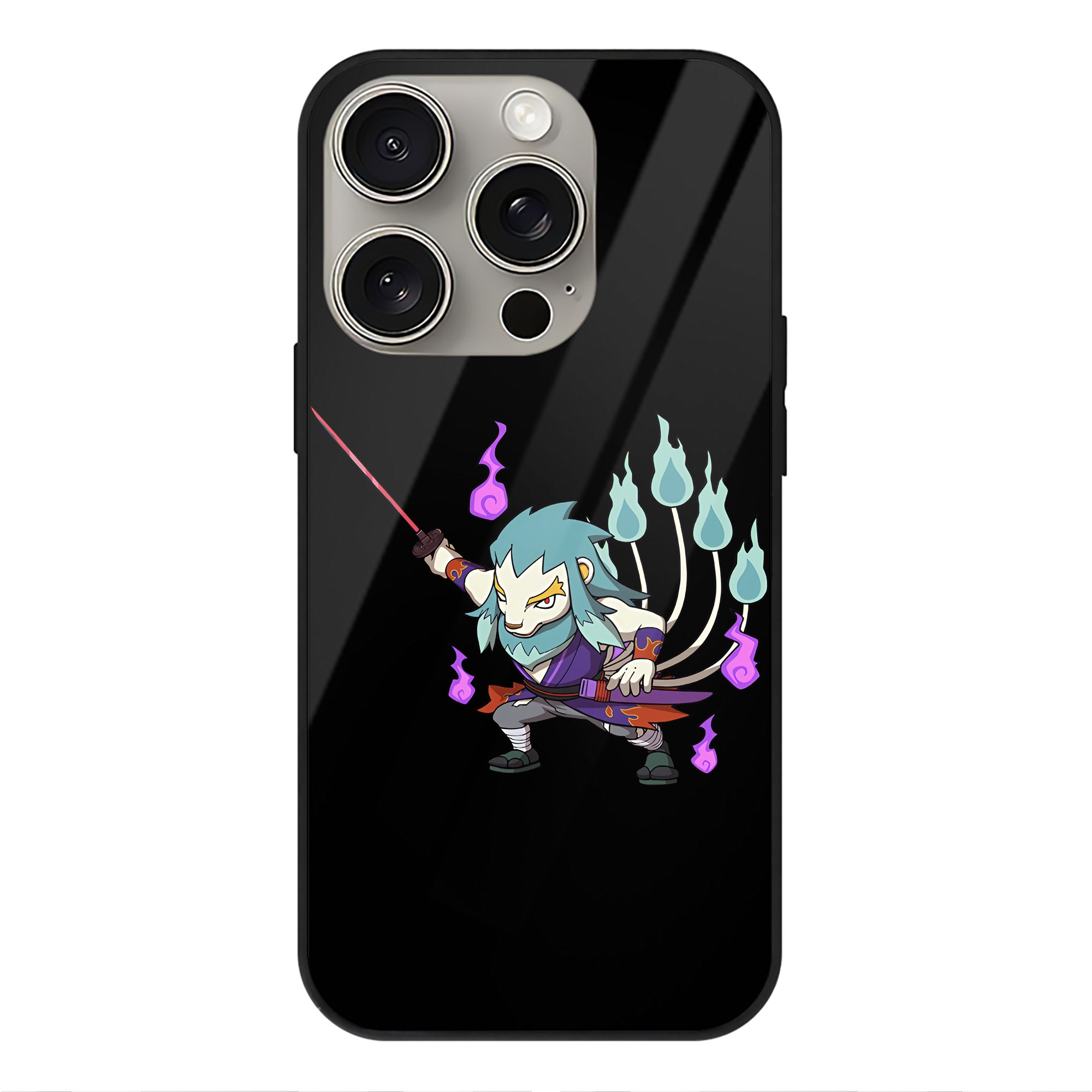 （画像用） 妖怪ウォッチ Yo-kai Watch 【iPhone15Pro対応】スマホケース 耐衝撃＆黄変防止 背面ガラス