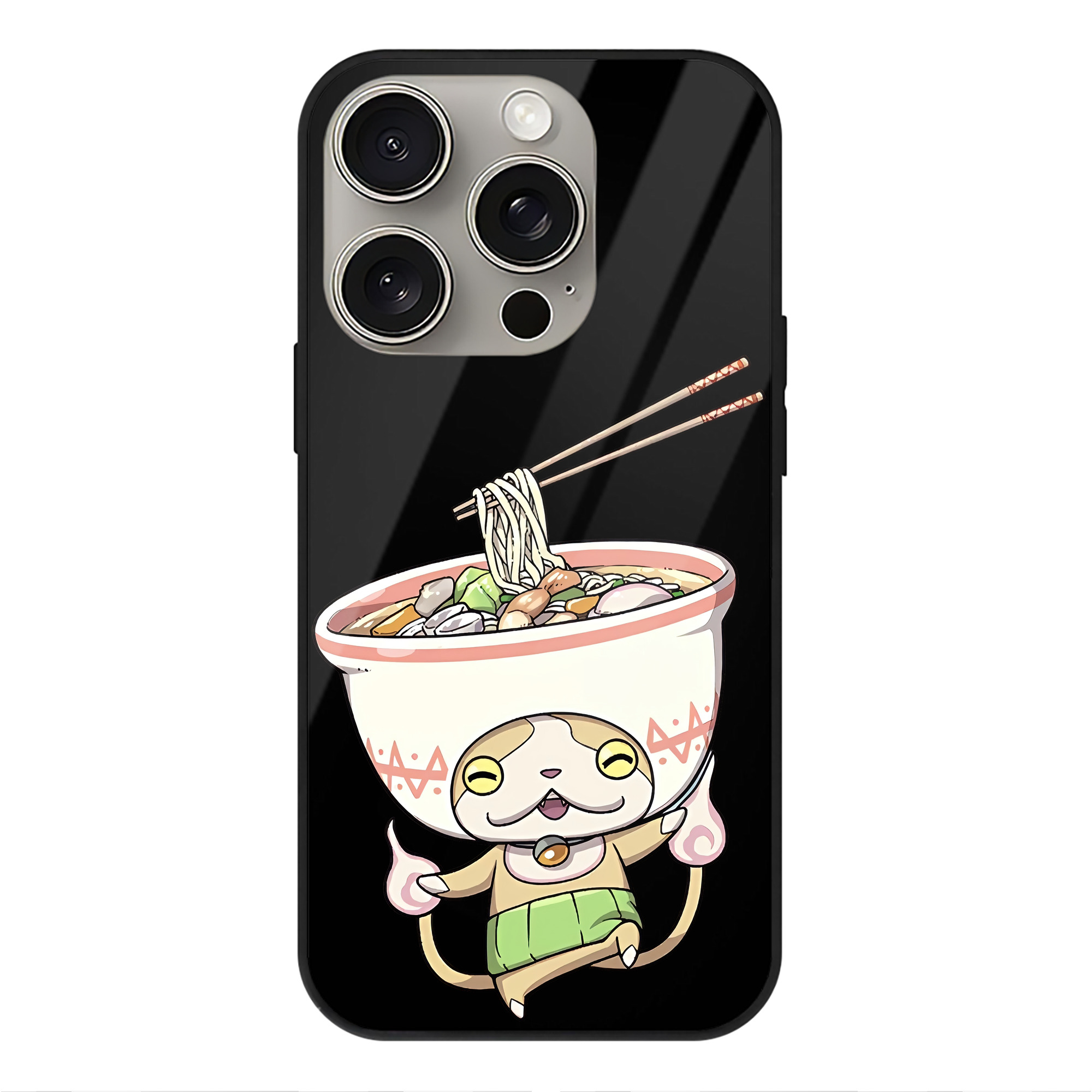 （画像用） 妖怪ウォッチ Yo-kai Watch 【iPhone15Pro対応】スマホケース 耐衝撃＆黄変防止 背面ガラス