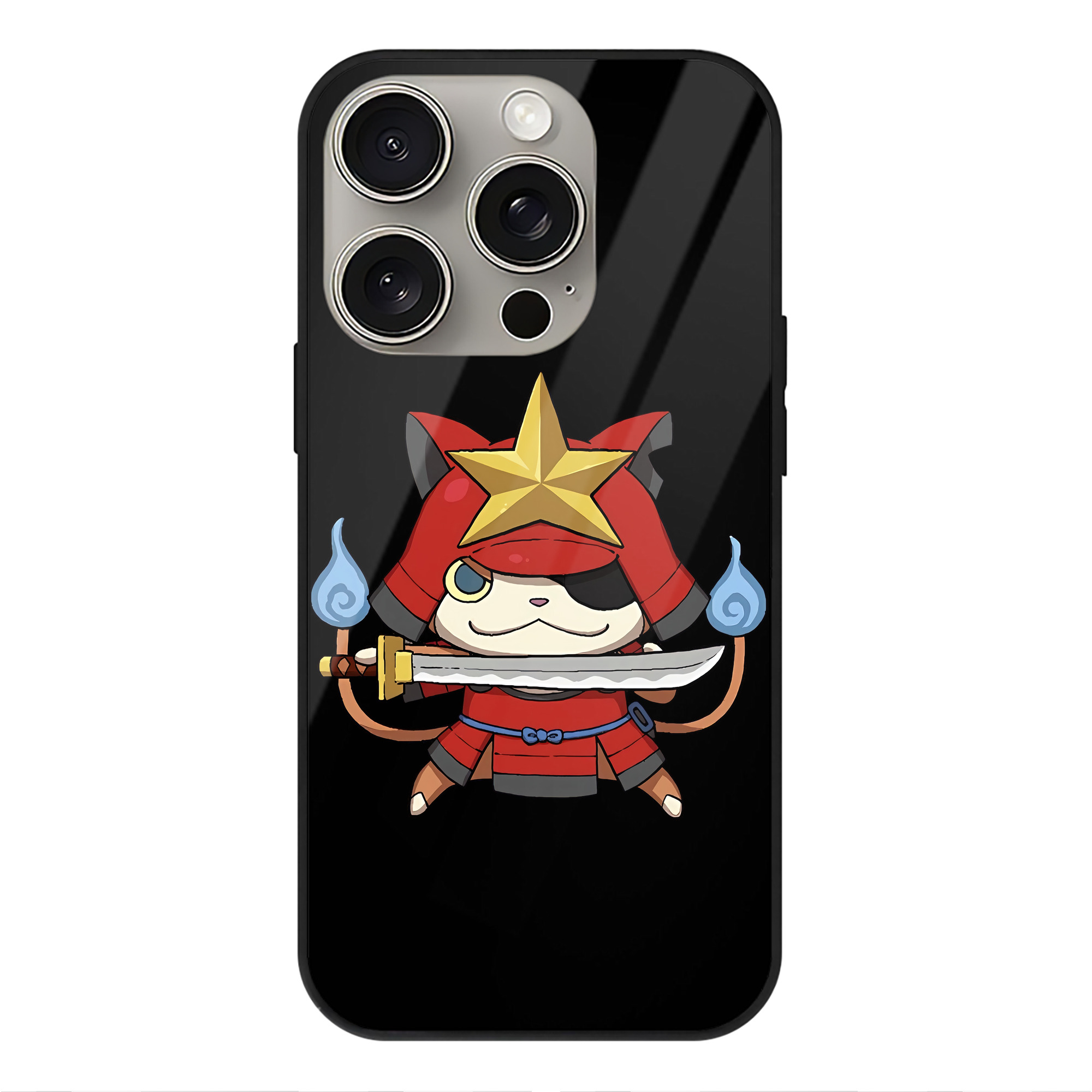 （画像用） 妖怪ウォッチ Yo-kai Watch 【iPhone15Pro対応】スマホケース 耐衝撃＆黄変防止 背面ガラス