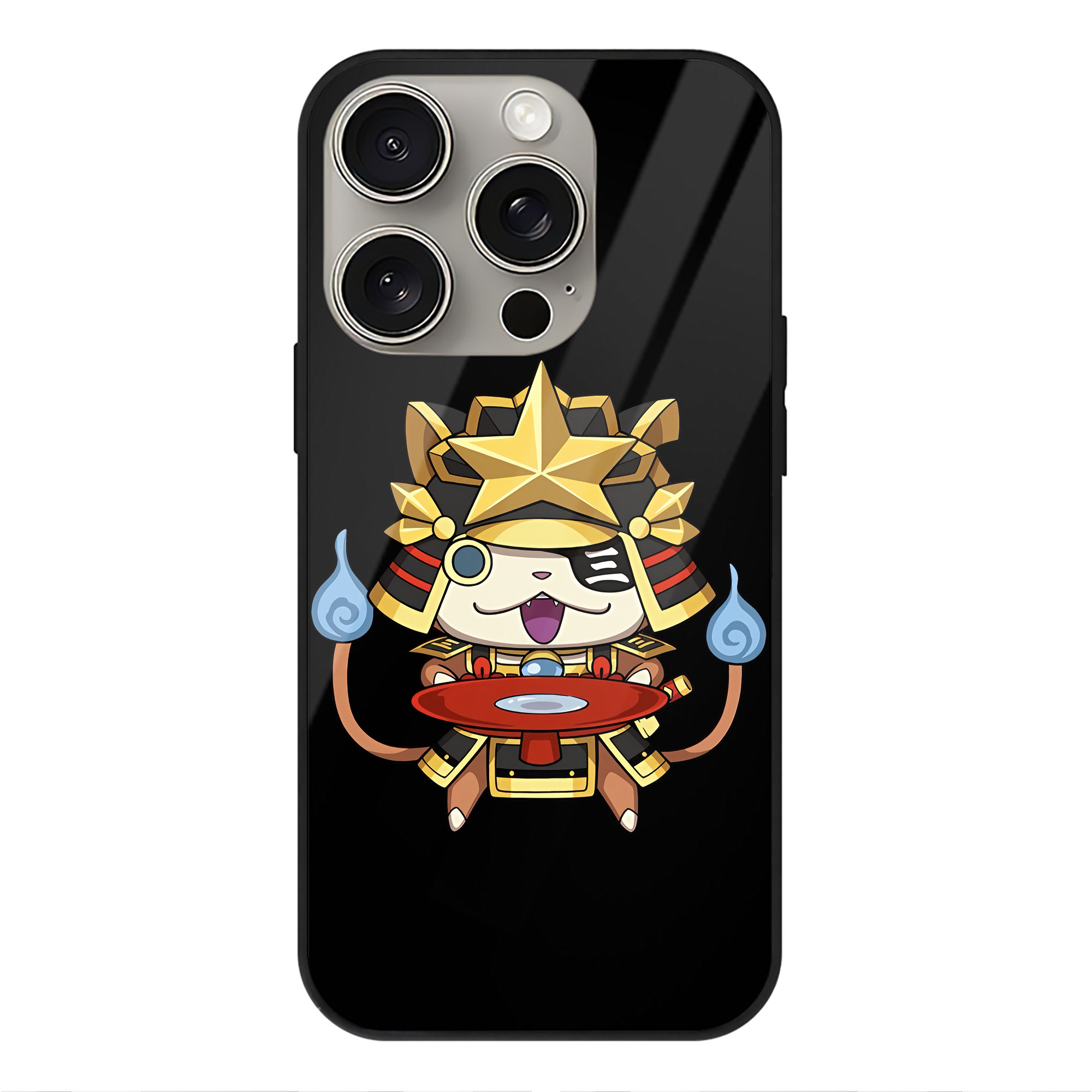 （画像用） 妖怪ウォッチ Yo-kai Watch 【iPhone15Pro対応】スマホケース 耐衝撃＆黄変防止 背面ガラス