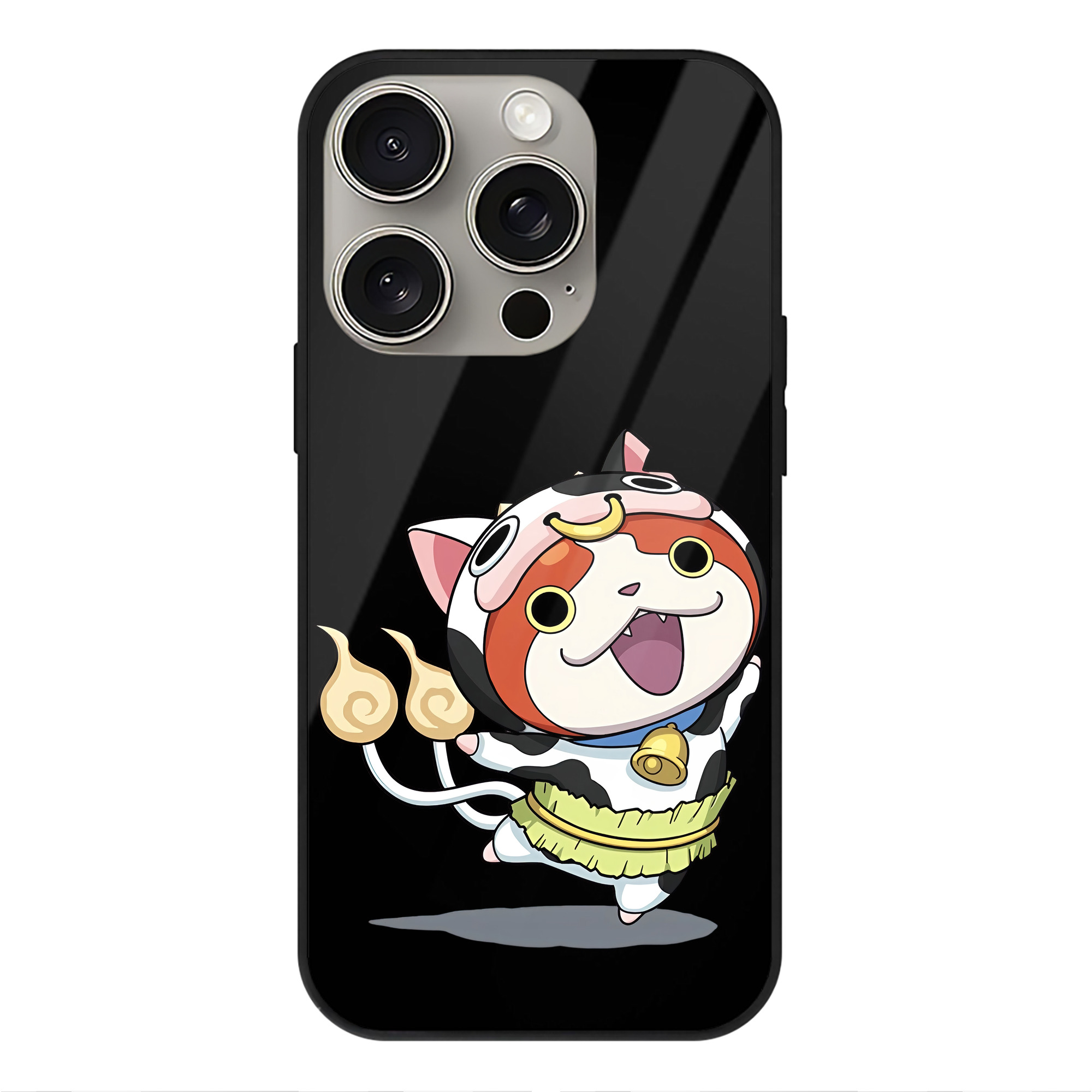 （画像用） 妖怪ウォッチ Yo-kai Watch 【iPhone15Pro対応】スマホケース 耐衝撃＆黄変防止 背面ガラス