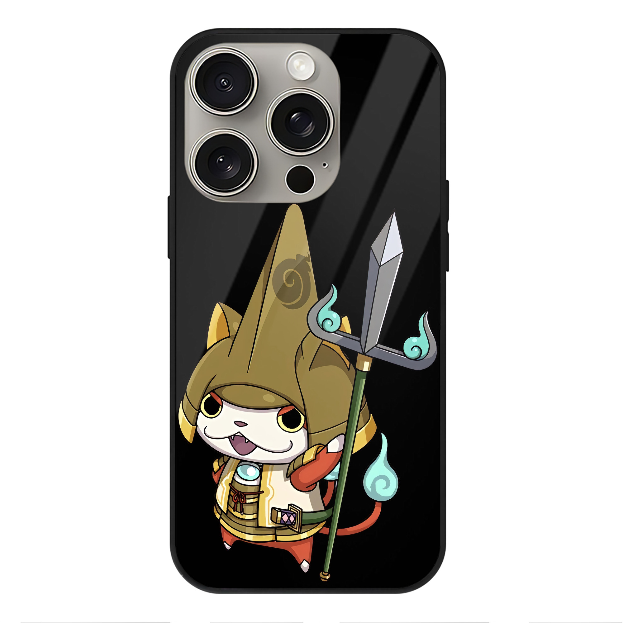 （画像用） 妖怪ウォッチ Yo-kai Watch 【iPhone15Pro対応】スマホケース 耐衝撃＆黄変防止 背面ガラス