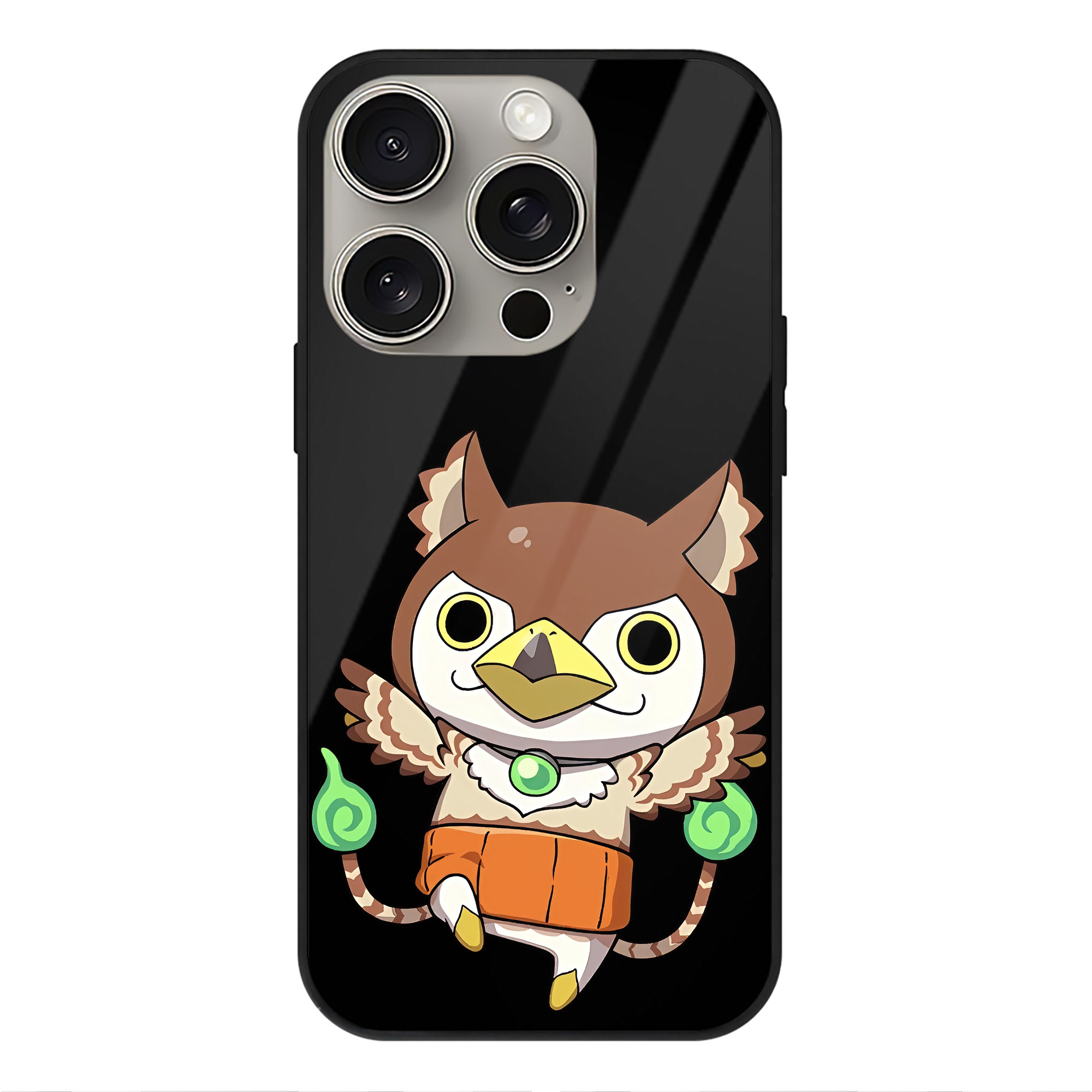 （画像用） 妖怪ウォッチ Yo-kai Watch 【iPhone15Pro対応】スマホケース 耐衝撃＆黄変防止 背面ガラス
