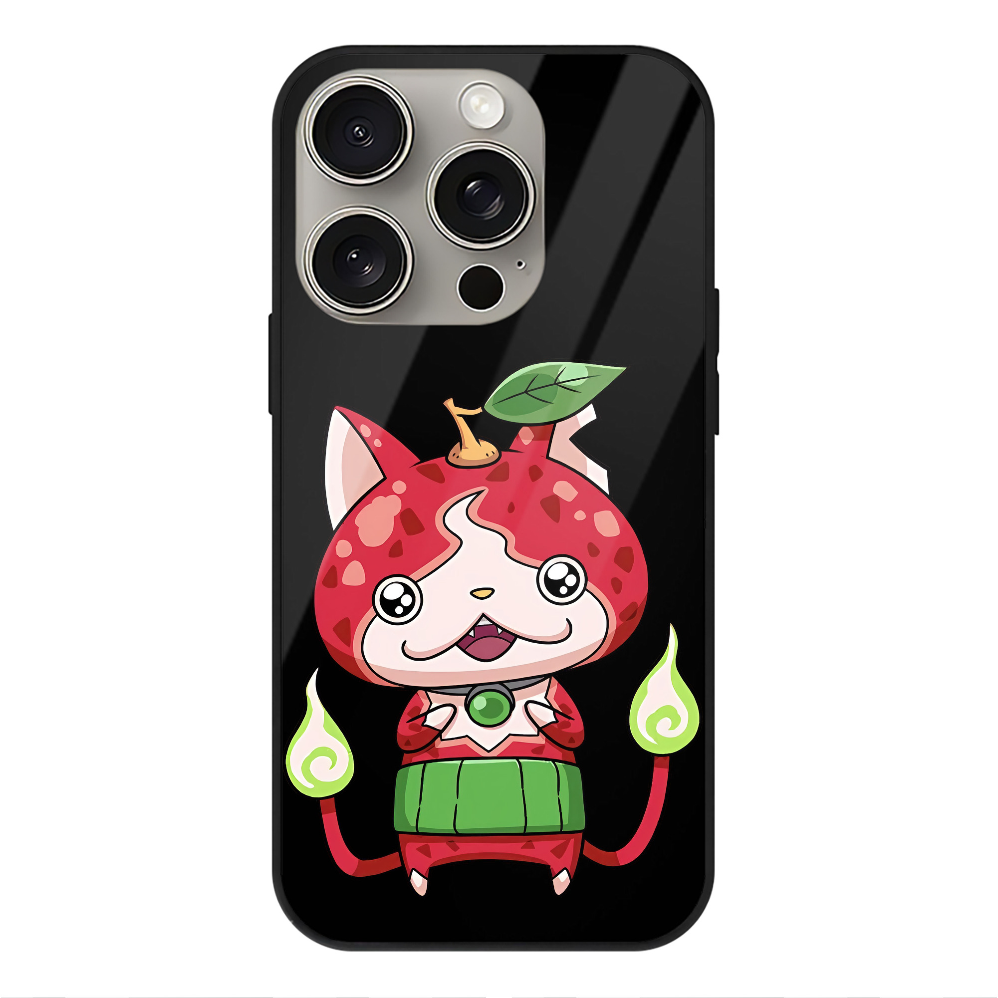（画像用） 妖怪ウォッチ Yo-kai Watch 【iPhone15Pro対応】スマホケース 耐衝撃＆黄変防止 背面ガラス