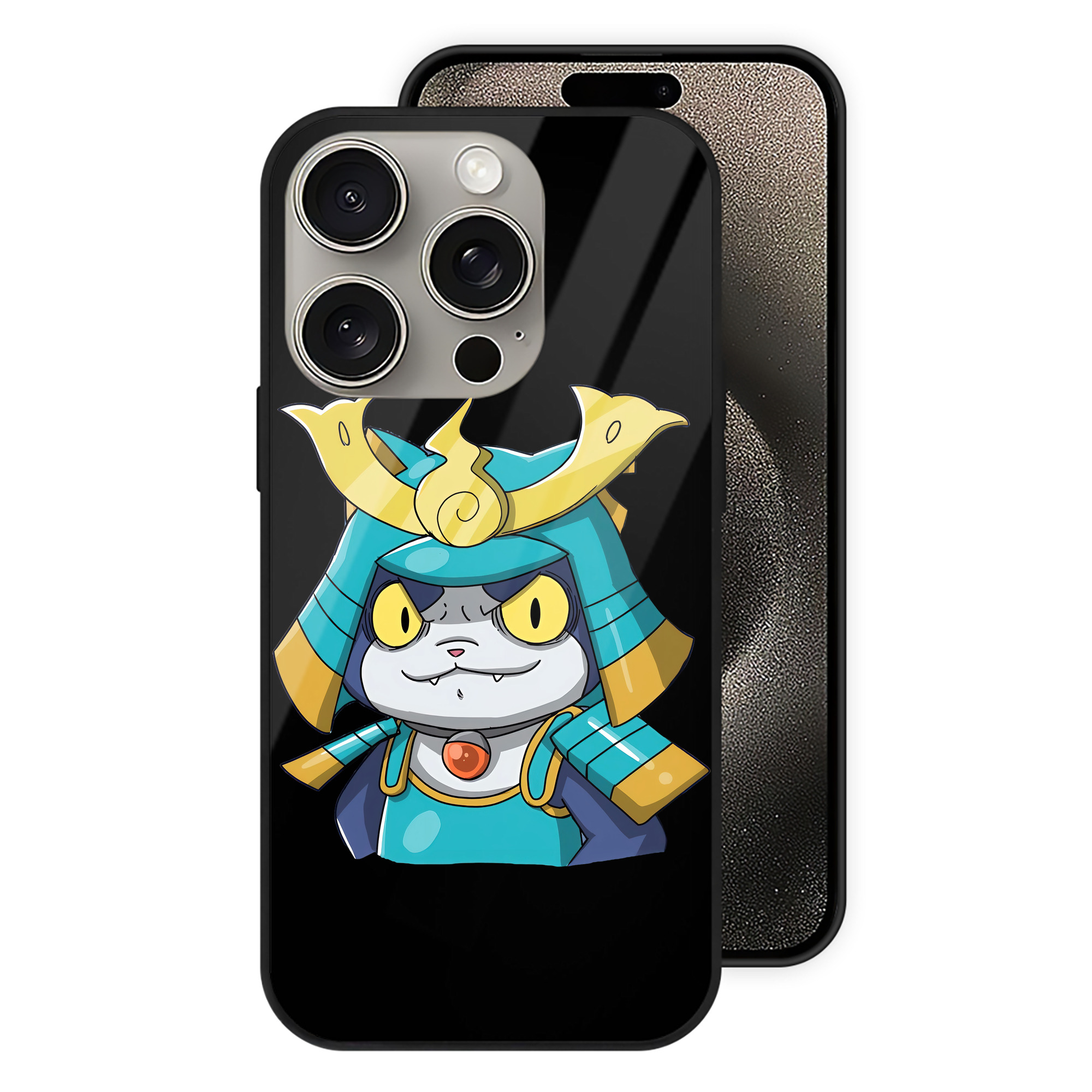 （画像用） 妖怪ウォッチ Yo-kai Watch 【iPhone15Pro対応】スマホケース 耐衝撃＆黄変防止 背面ガラス