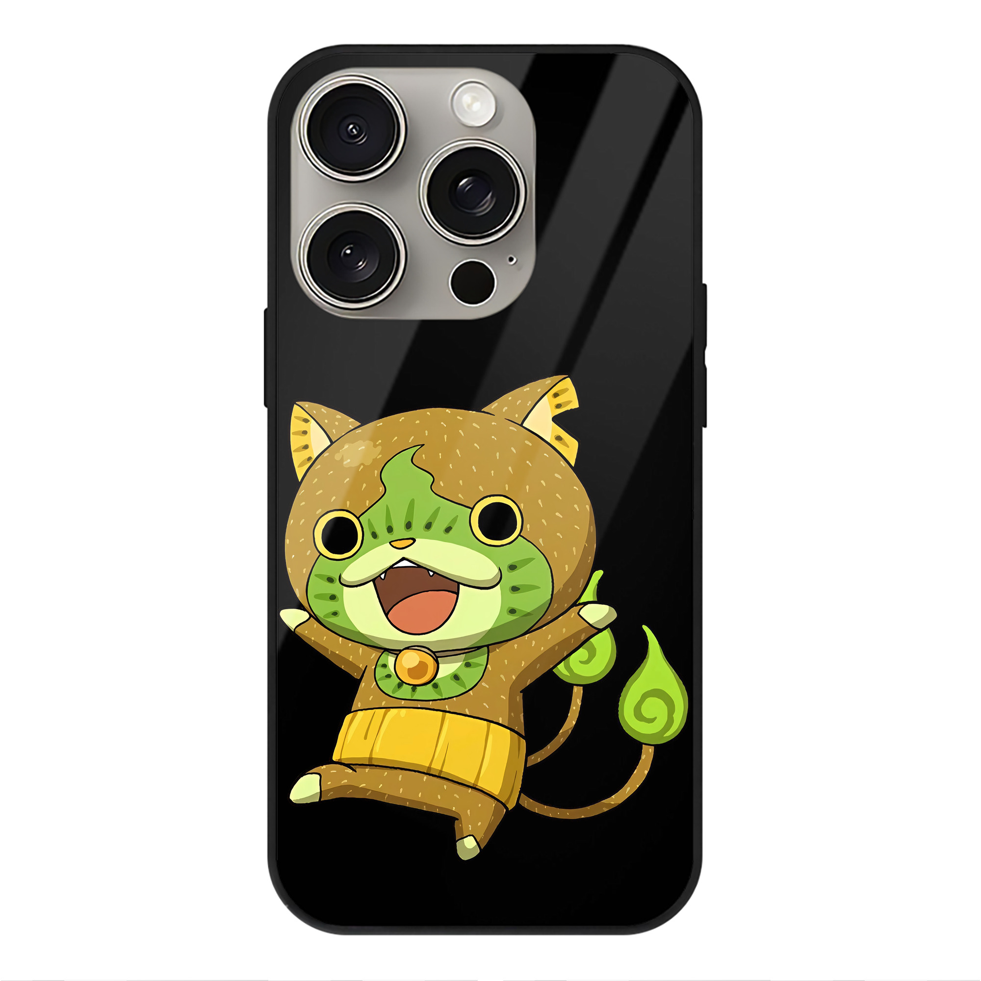 （画像用） 妖怪ウォッチ Yo-kai Watch 【iPhone15Pro対応】スマホケース 耐衝撃＆黄変防止 背面ガラス