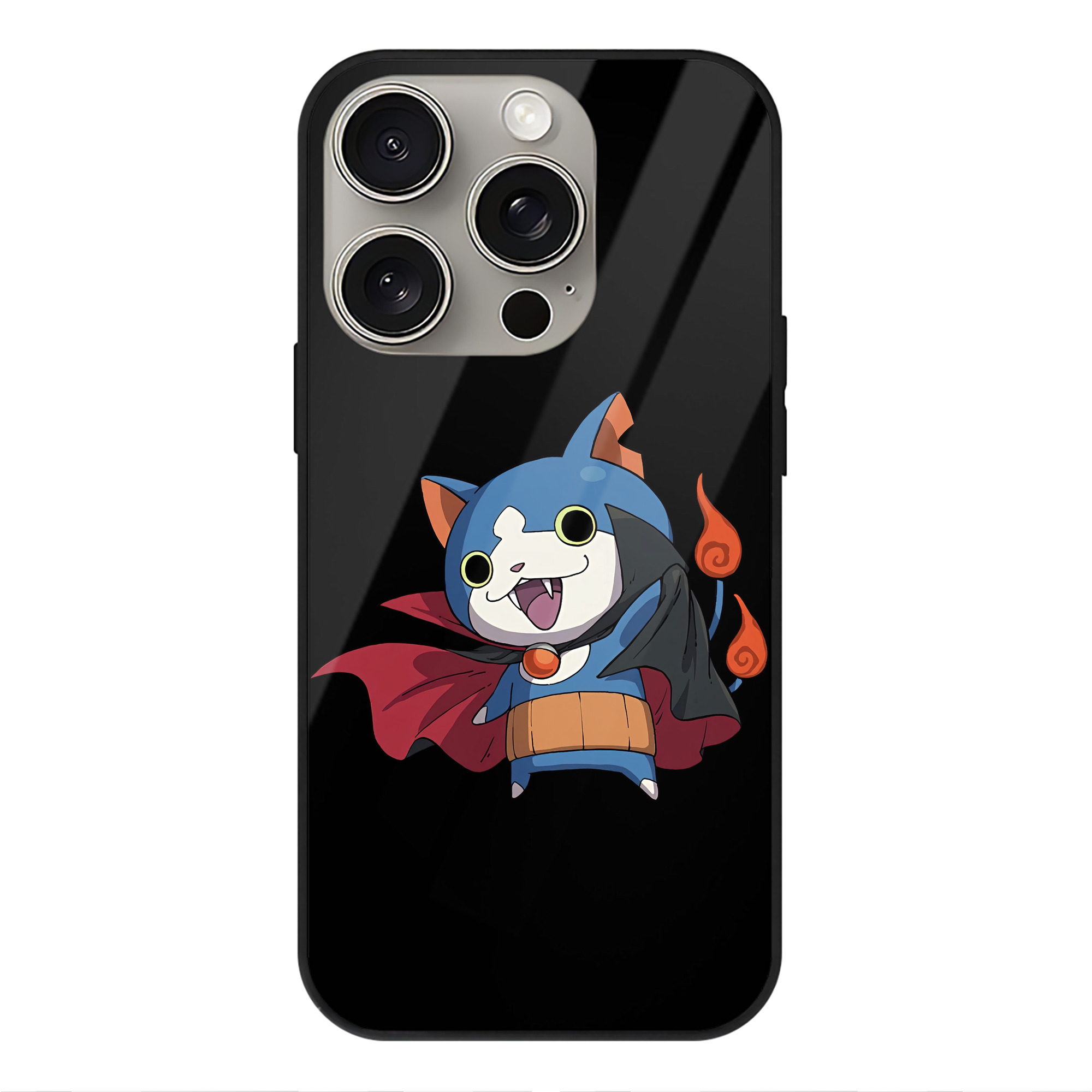 （画像用） 妖怪ウォッチ Yo-kai Watch 【iPhone15Pro対応】スマホケース 耐衝撃＆黄変防止 背面ガラス