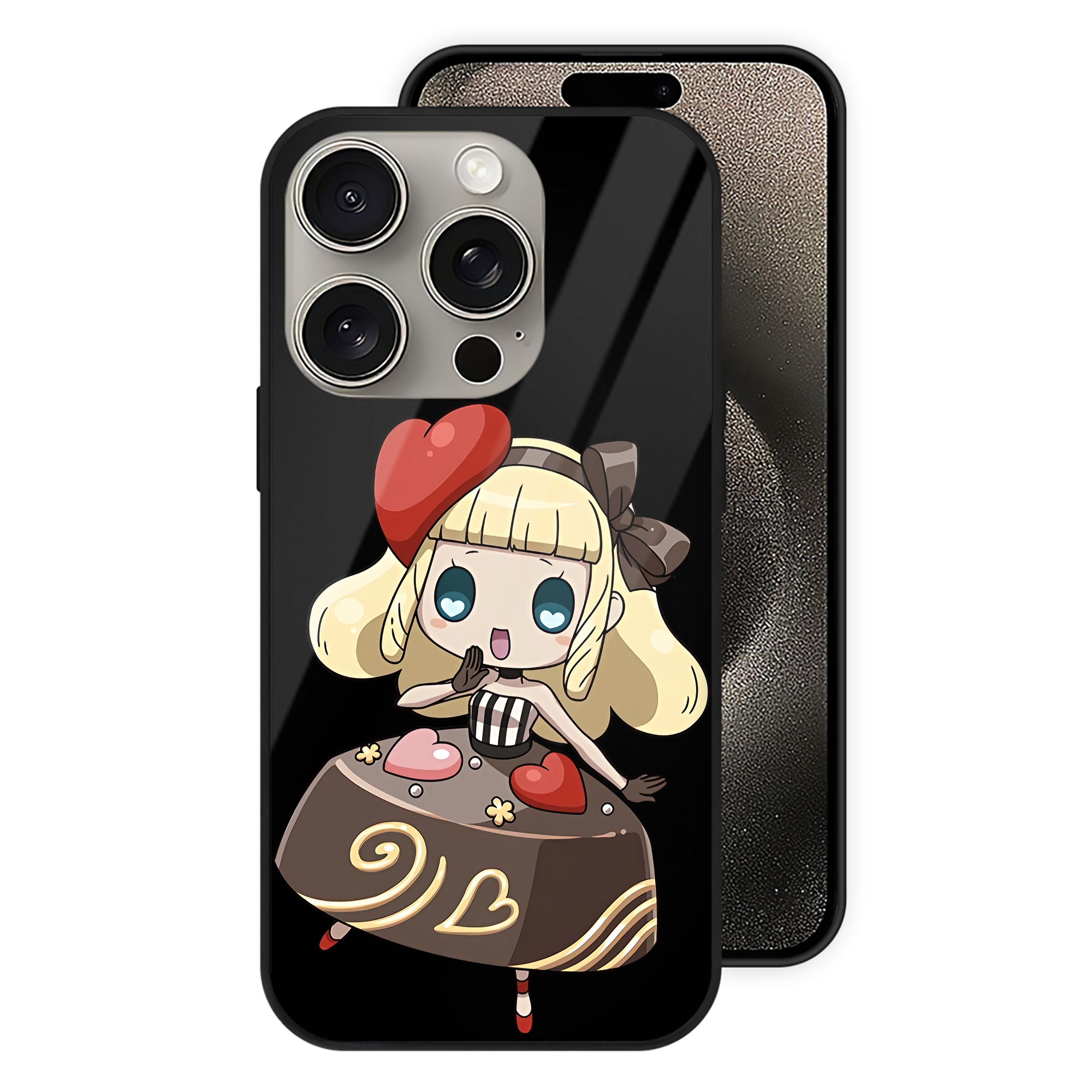 （画像用） 妖怪ウォッチ Yo-kai Watch 【iPhone15Pro対応】スマホケース 耐衝撃＆黄変防止 背面ガラス