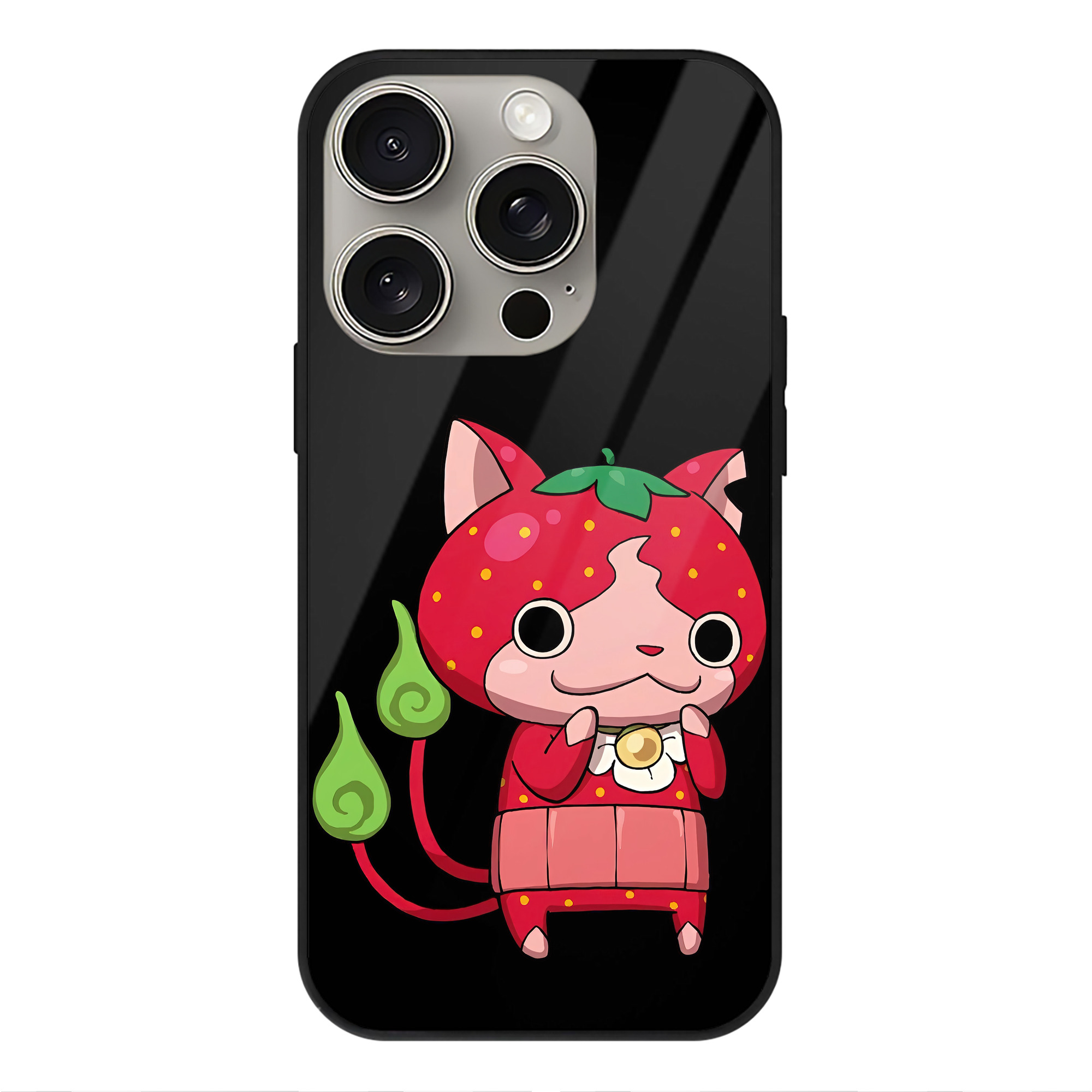 （画像用） 妖怪ウォッチ Yo-kai Watch 【iPhone15Pro対応】スマホケース 耐衝撃＆黄変防止 背面ガラス
