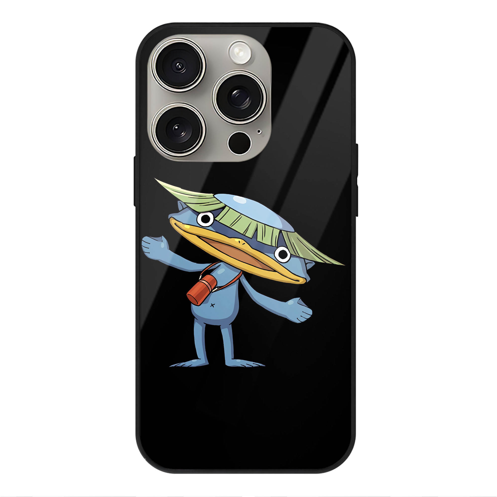 （画像用） 妖怪ウォッチ Yo-kai Watch 【iPhone15Pro対応】スマホケース 耐衝撃＆黄変防止 背面ガラス