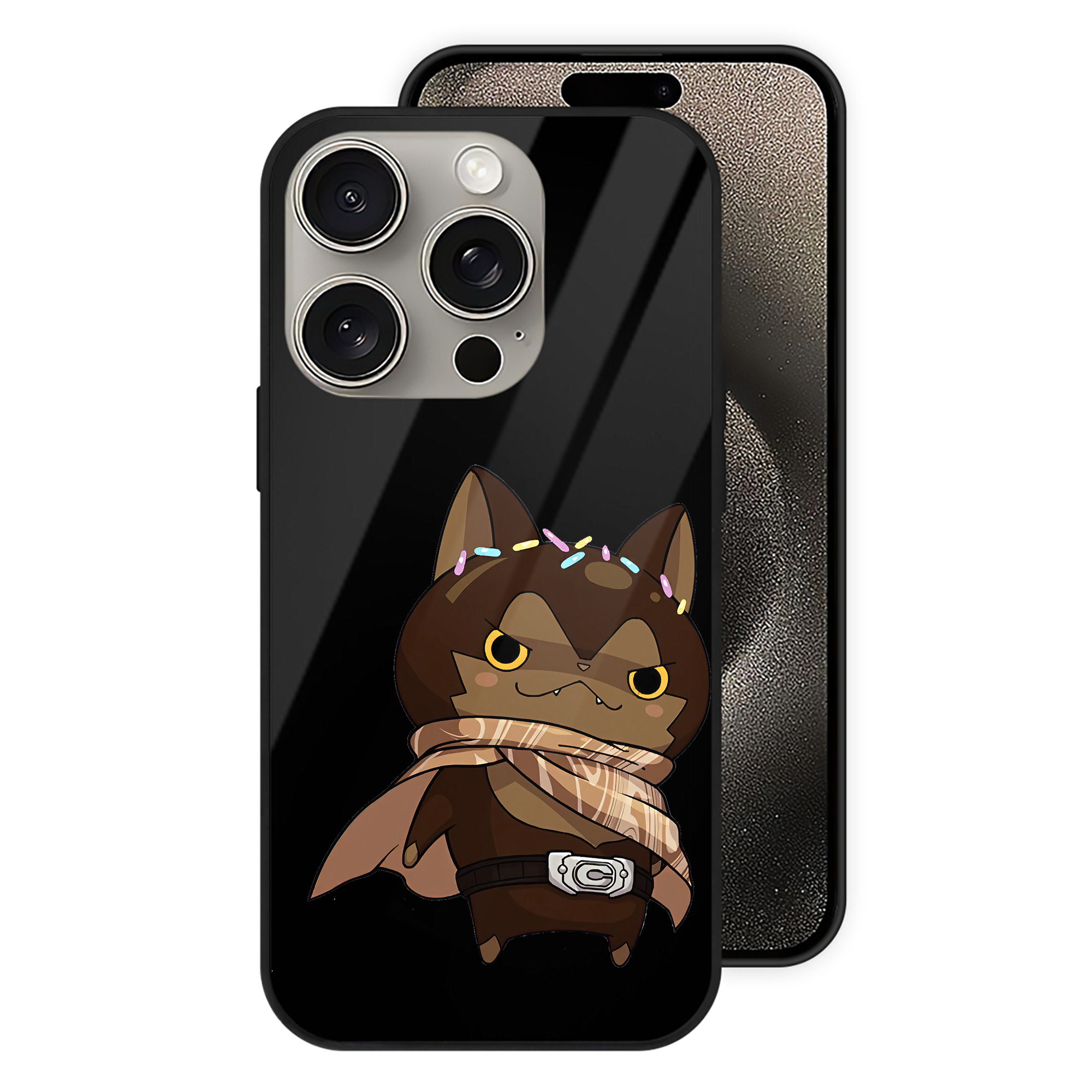 （画像用） 妖怪ウォッチ Yo-kai Watch 【iPhone15Pro対応】スマホケース 耐衝撃＆黄変防止 背面ガラス