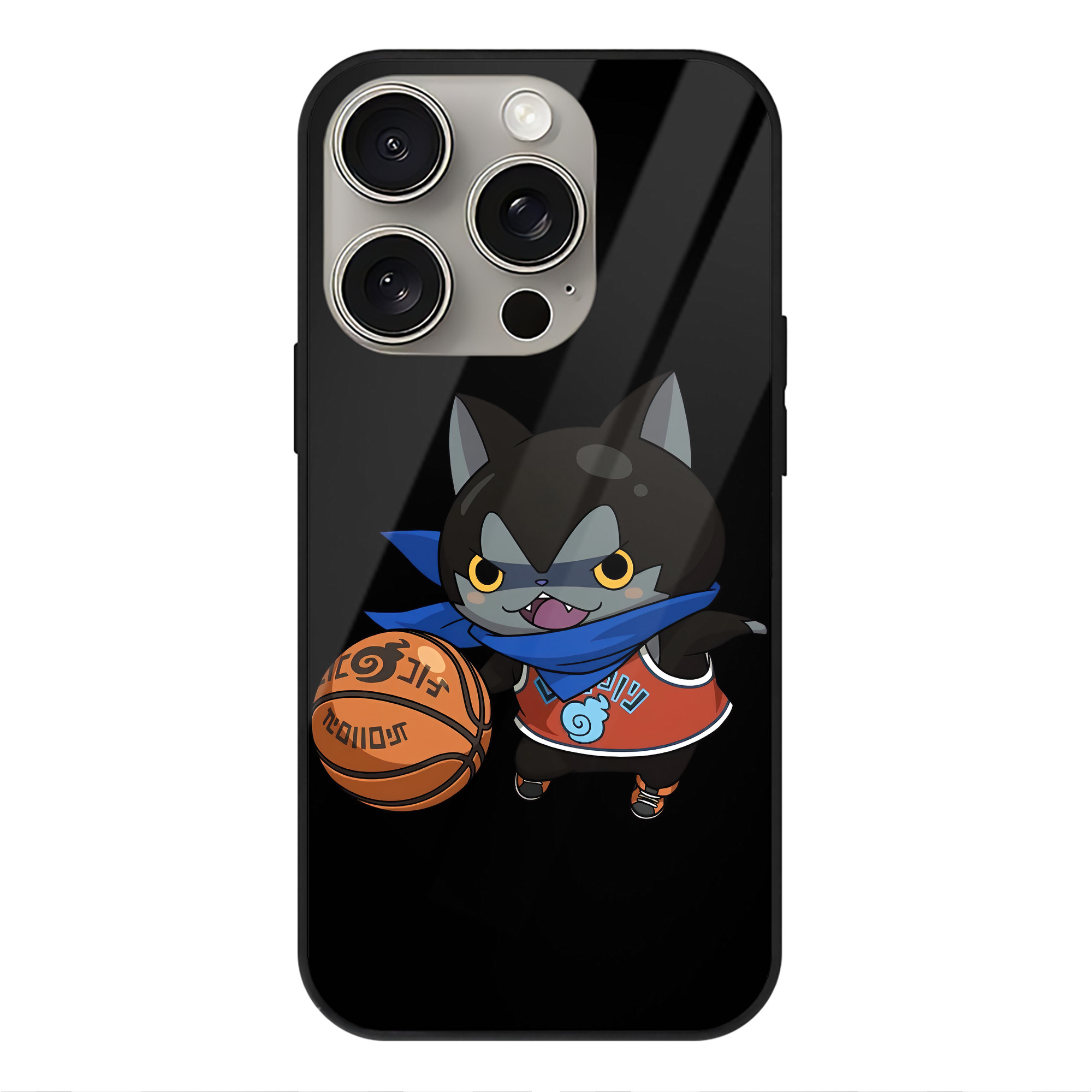 （画像用） 妖怪ウォッチ Yo-kai Watch 【iPhone15Pro対応】スマホケース 耐衝撃＆黄変防止 背面ガラス