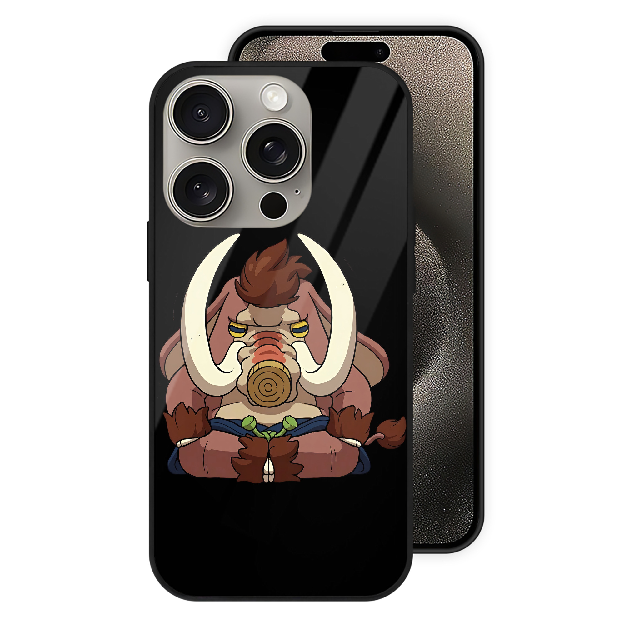 （画像用） 妖怪ウォッチ Yo-kai Watch 【iPhone15Pro対応】スマホケース 耐衝撃＆黄変防止 背面ガラス
