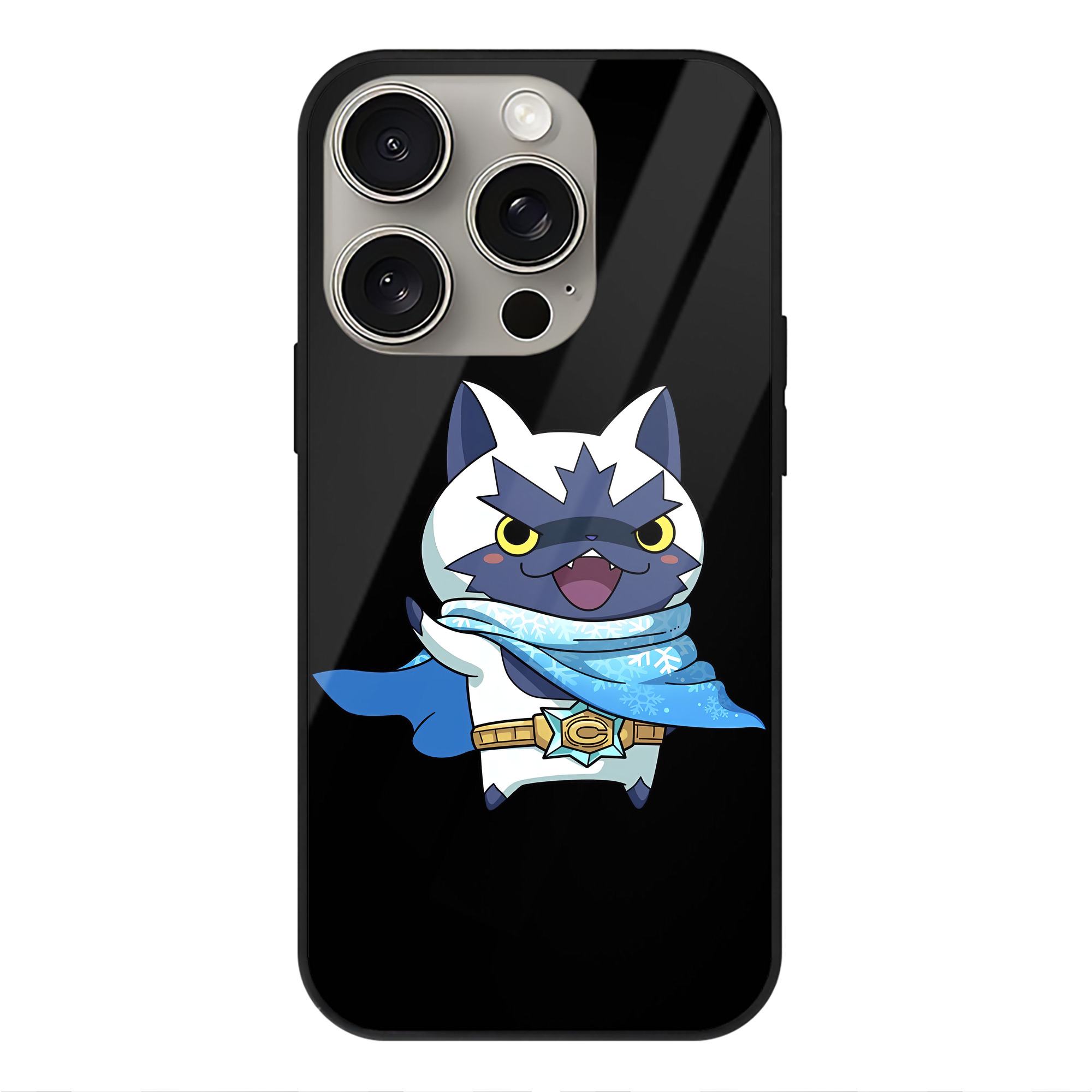 （画像用） 妖怪ウォッチ Yo-kai Watch 【iPhone15Pro対応】スマホケース 耐衝撃＆黄変防止 背面ガラス