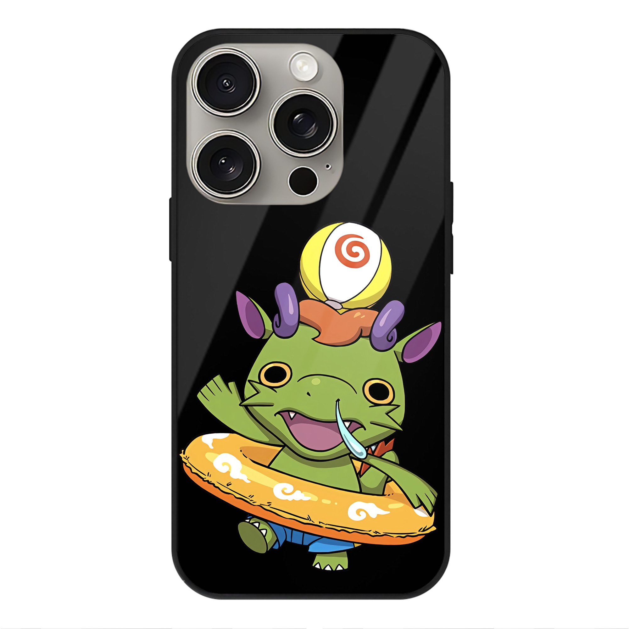 （画像用） 妖怪ウォッチ Yo-kai Watch 【iPhone15Pro対応】スマホケース 耐衝撃＆黄変防止 背面ガラス