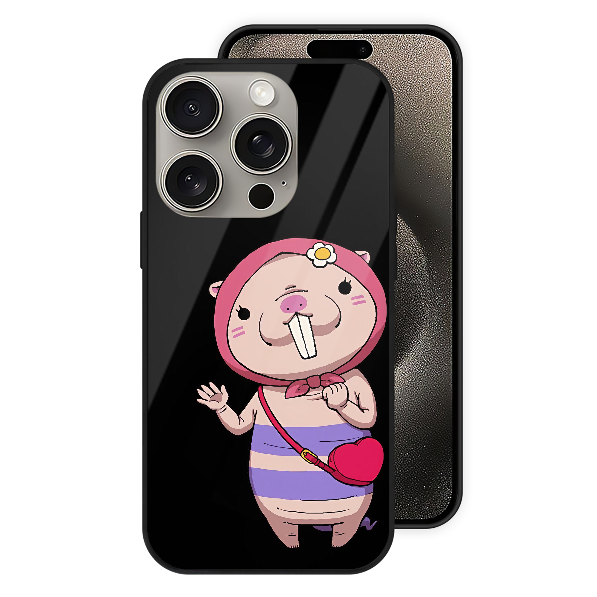 （画像用） 妖怪ウォッチ Yo-kai Watch 【iPhone15Pro対応】スマホケース 耐衝撃＆黄変防止 背面ガラス