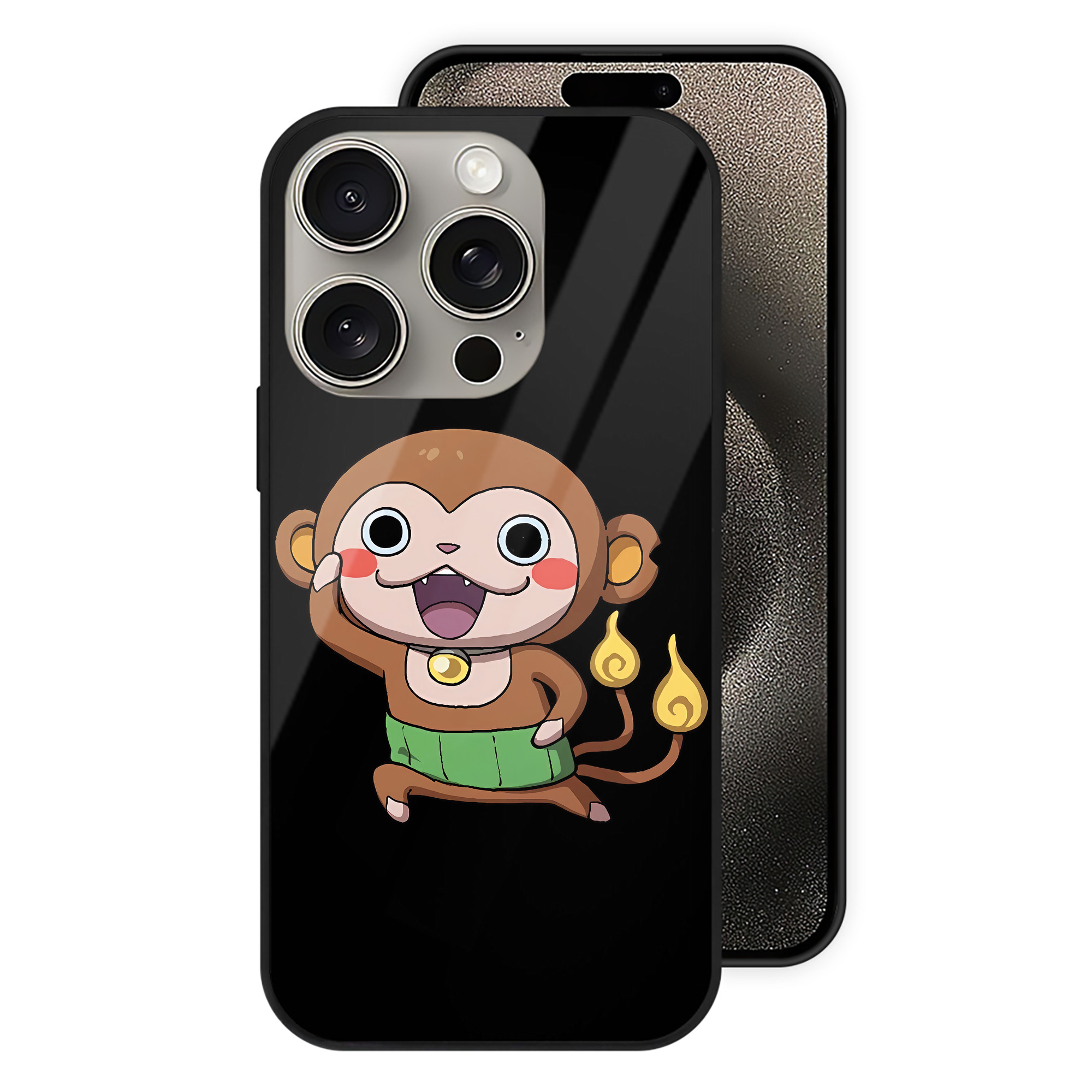 （画像用） 妖怪ウォッチ Yo-kai Watch 【iPhone15Pro対応】スマホケース 耐衝撃＆黄変防止 背面ガラス