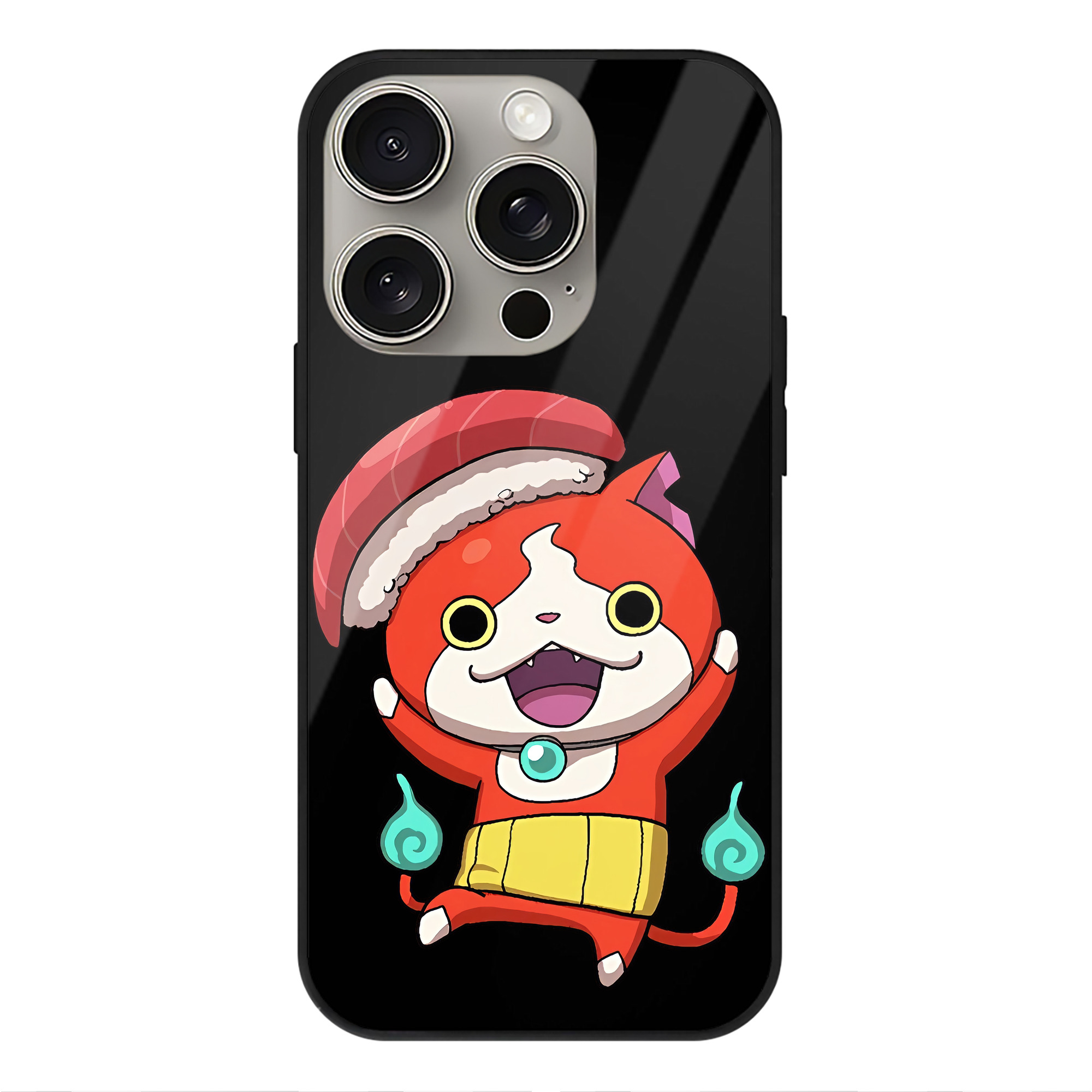 （画像用） 妖怪ウォッチ Yo-kai Watch 【iPhone15Pro対応】スマホケース 耐衝撃＆黄変防止 背面ガラス