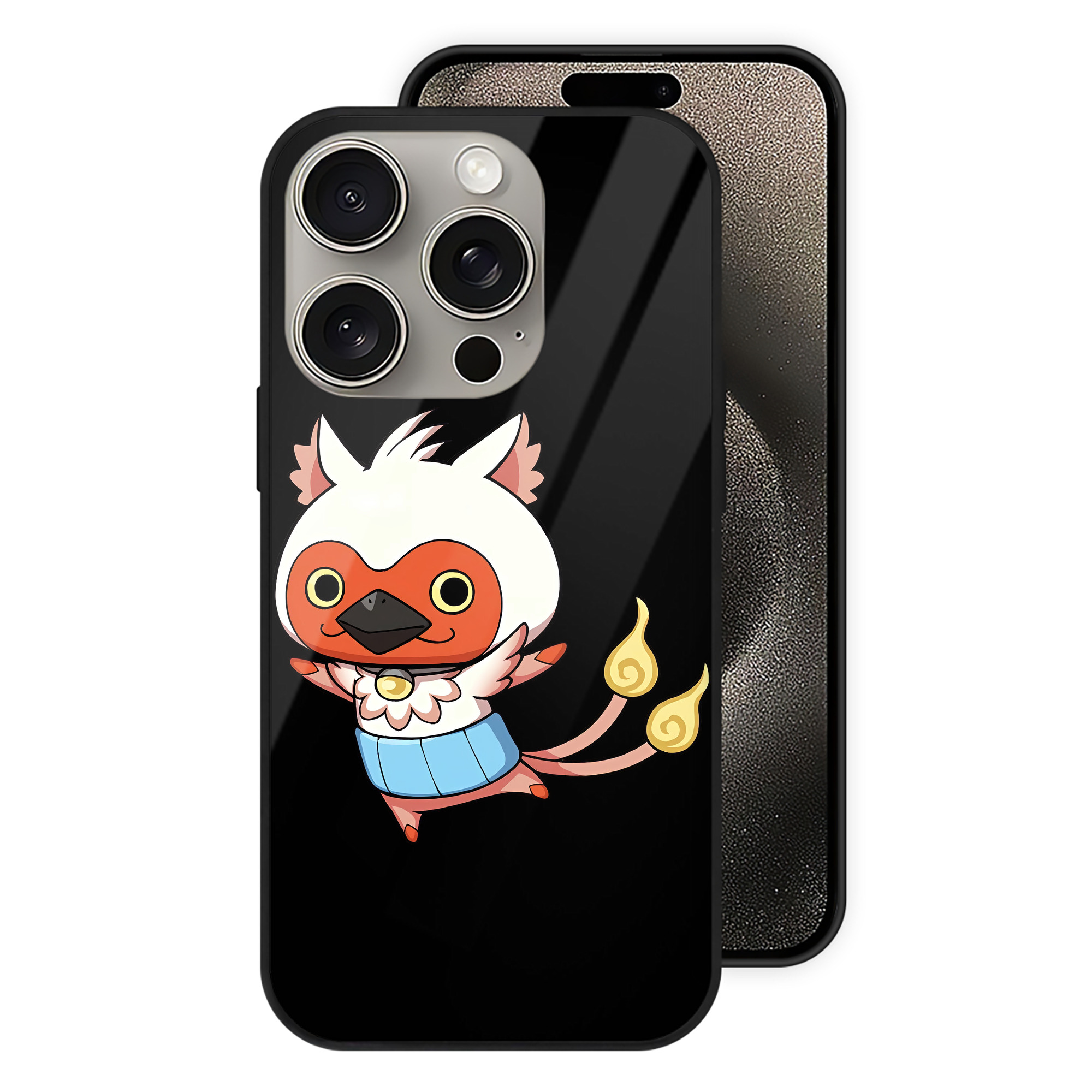 （画像用） 妖怪ウォッチ Yo-kai Watch 【iPhone15Pro対応】スマホケース 耐衝撃＆黄変防止 背面ガラス