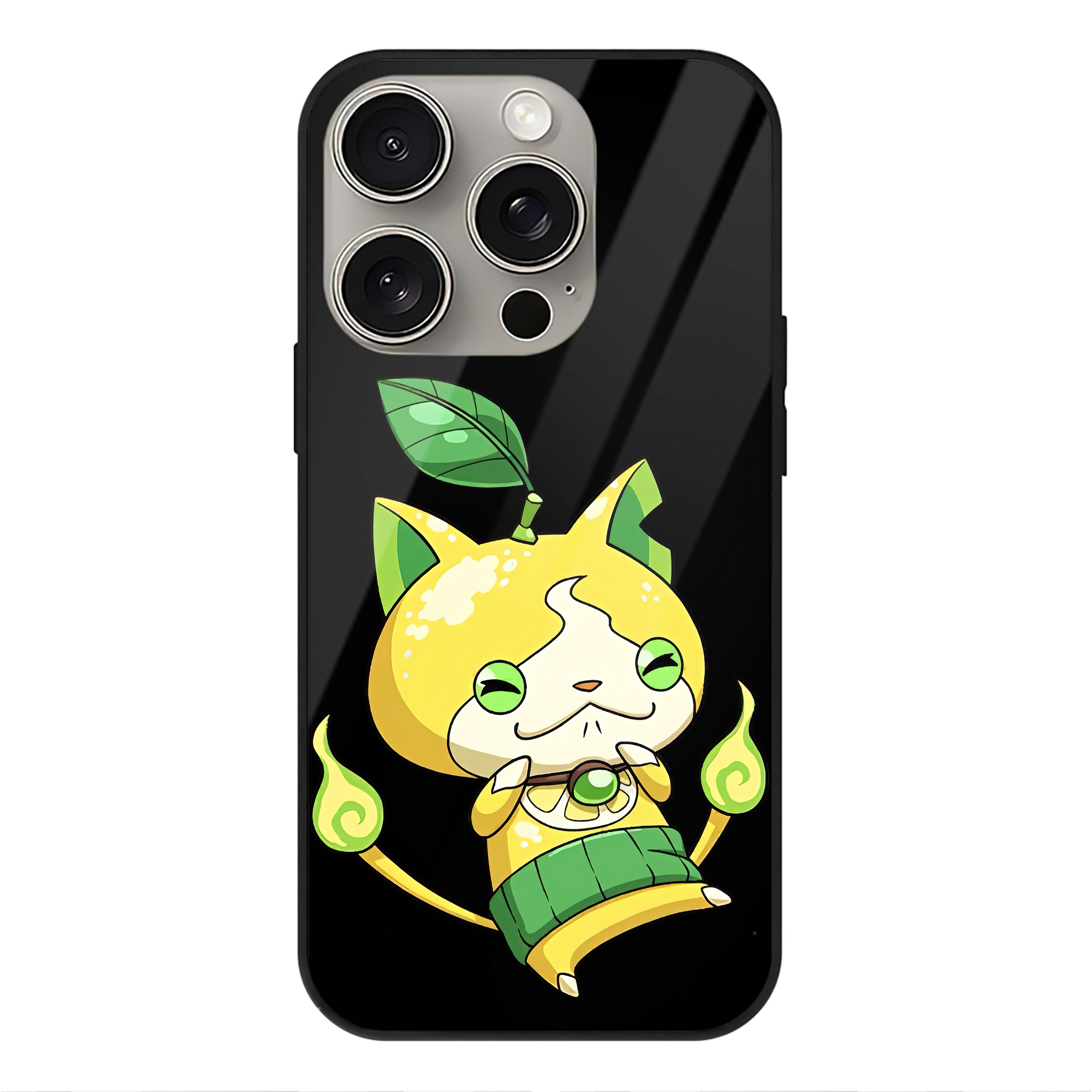 （画像用） 妖怪ウォッチ Yo-kai Watch 【iPhone15Pro対応】スマホケース 耐衝撃＆黄変防止 背面ガラス