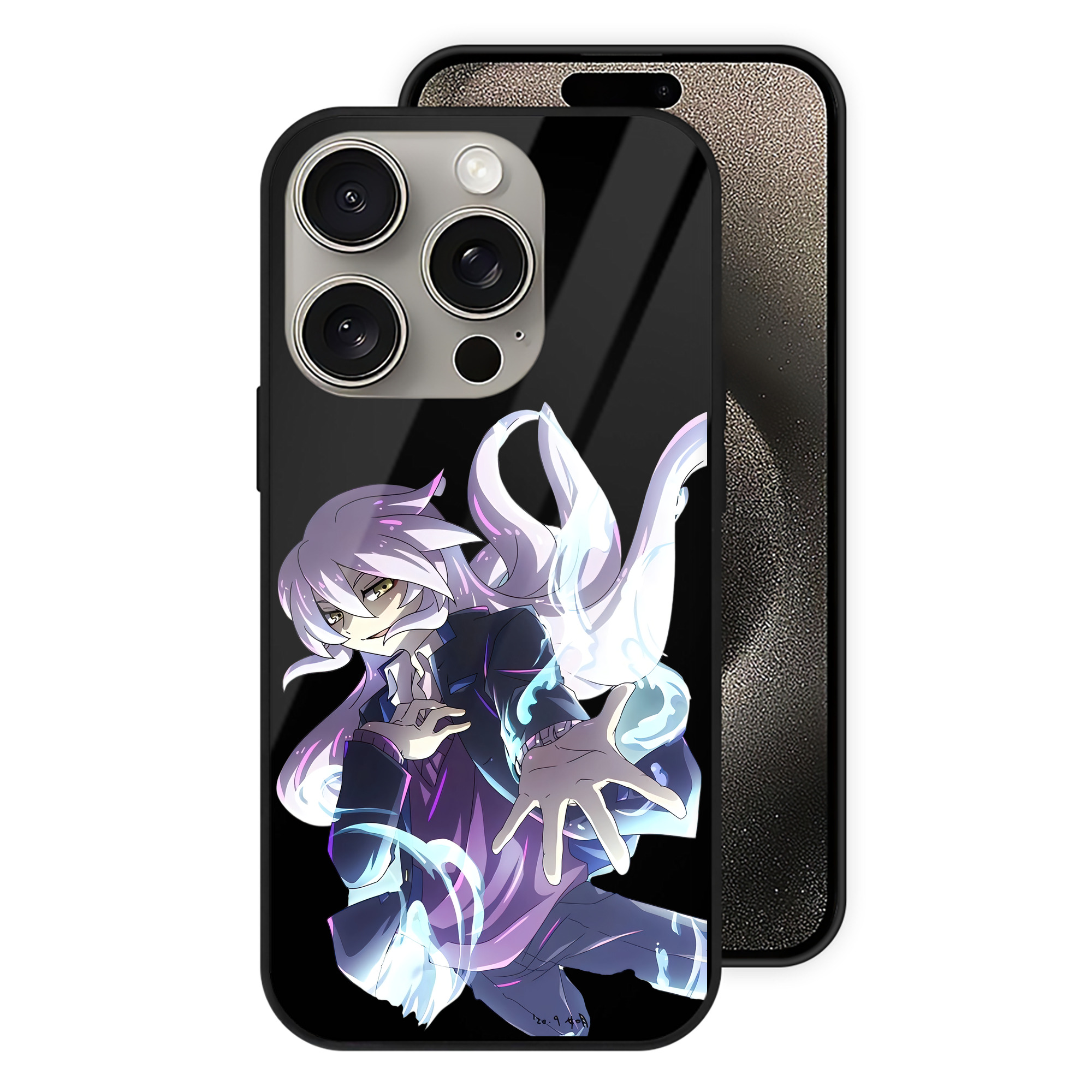 （画像用） 妖怪ウォッチ Yo-kai Watch 【iPhone15Pro対応】スマホケース 耐衝撃＆黄変防止 背面ガラス