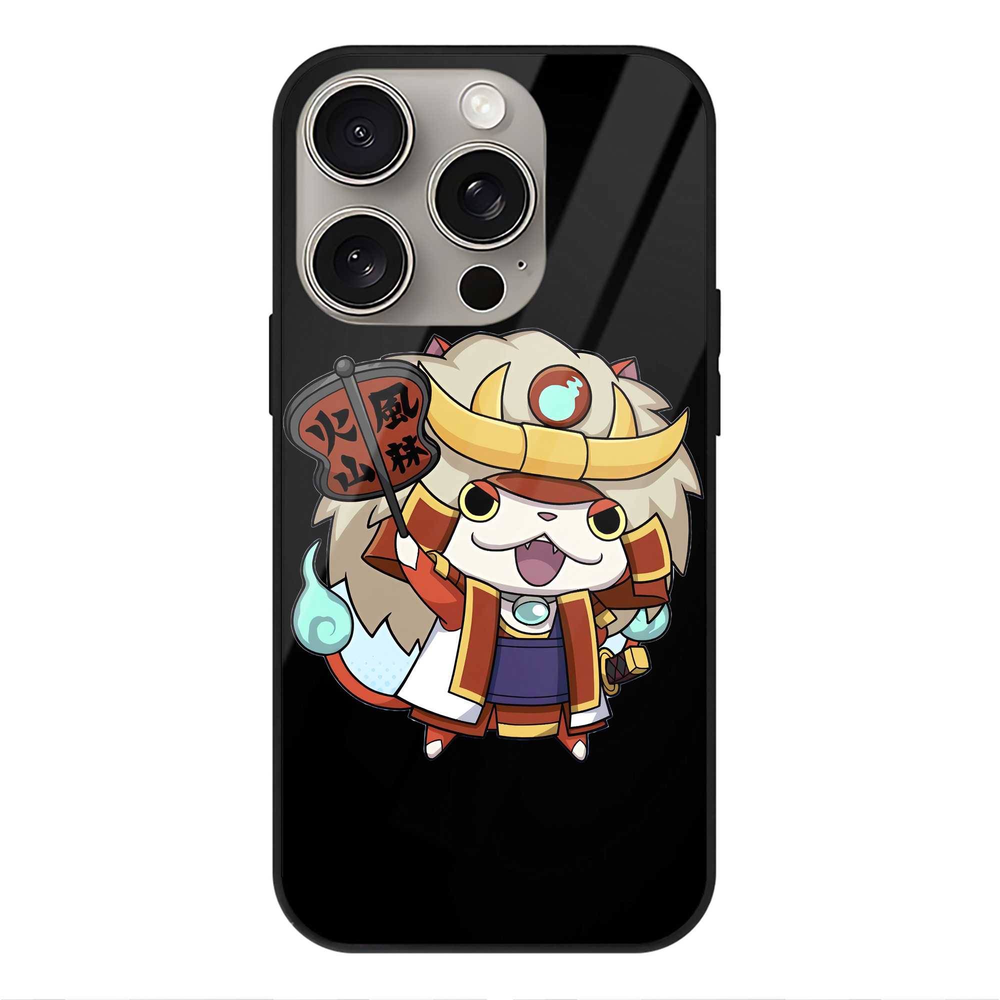 （画像用） 妖怪ウォッチ Yo-kai Watch 【iPhone15Pro対応】スマホケース 耐衝撃＆黄変防止 背面ガラス