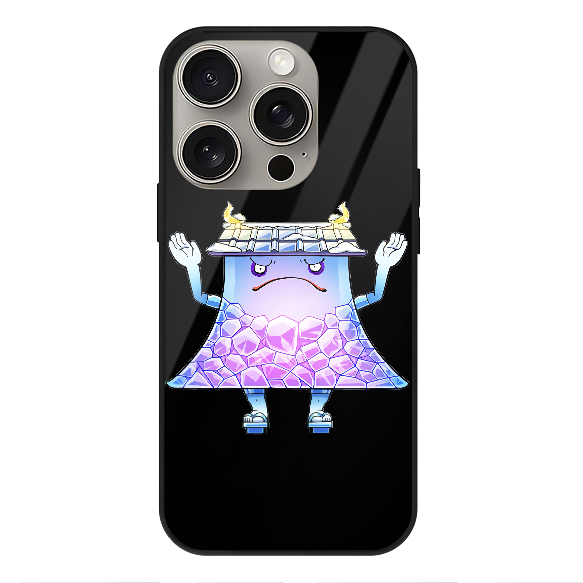 （画像用） 妖怪ウォッチ Yo-kai Watch 【iPhone15Pro対応】スマホケース 耐衝撃＆黄変防止 背面ガラス