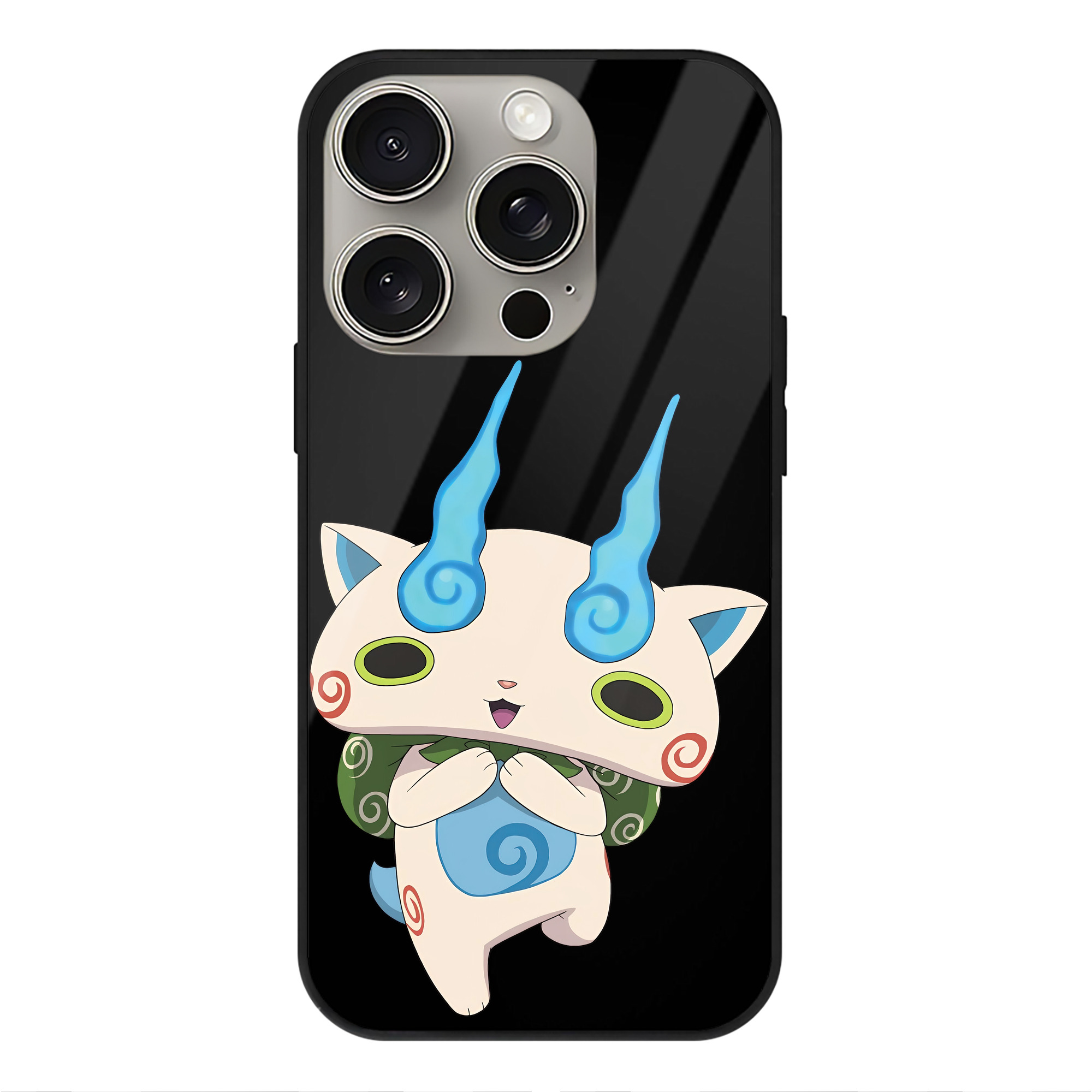 （画像用） 妖怪ウォッチ Yo-kai Watch 【iPhone15Pro対応】スマホケース 耐衝撃＆黄変防止 背面ガラス
