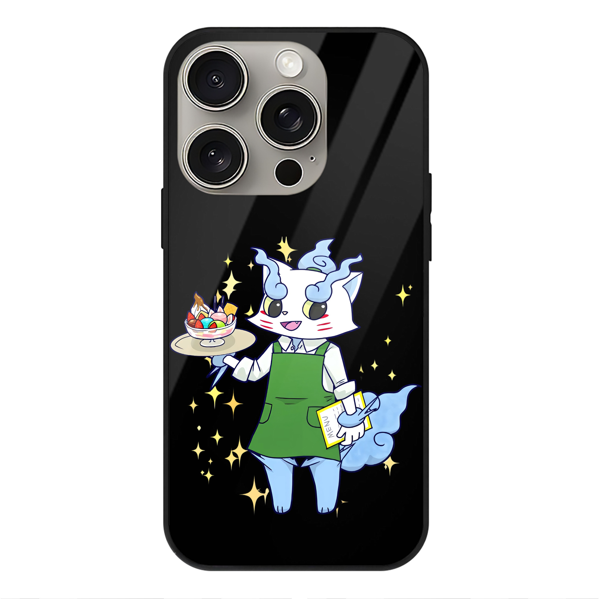 （画像用） 妖怪ウォッチ Yo-kai Watch 【iPhone15Pro対応】スマホケース 耐衝撃＆黄変防止 背面ガラス