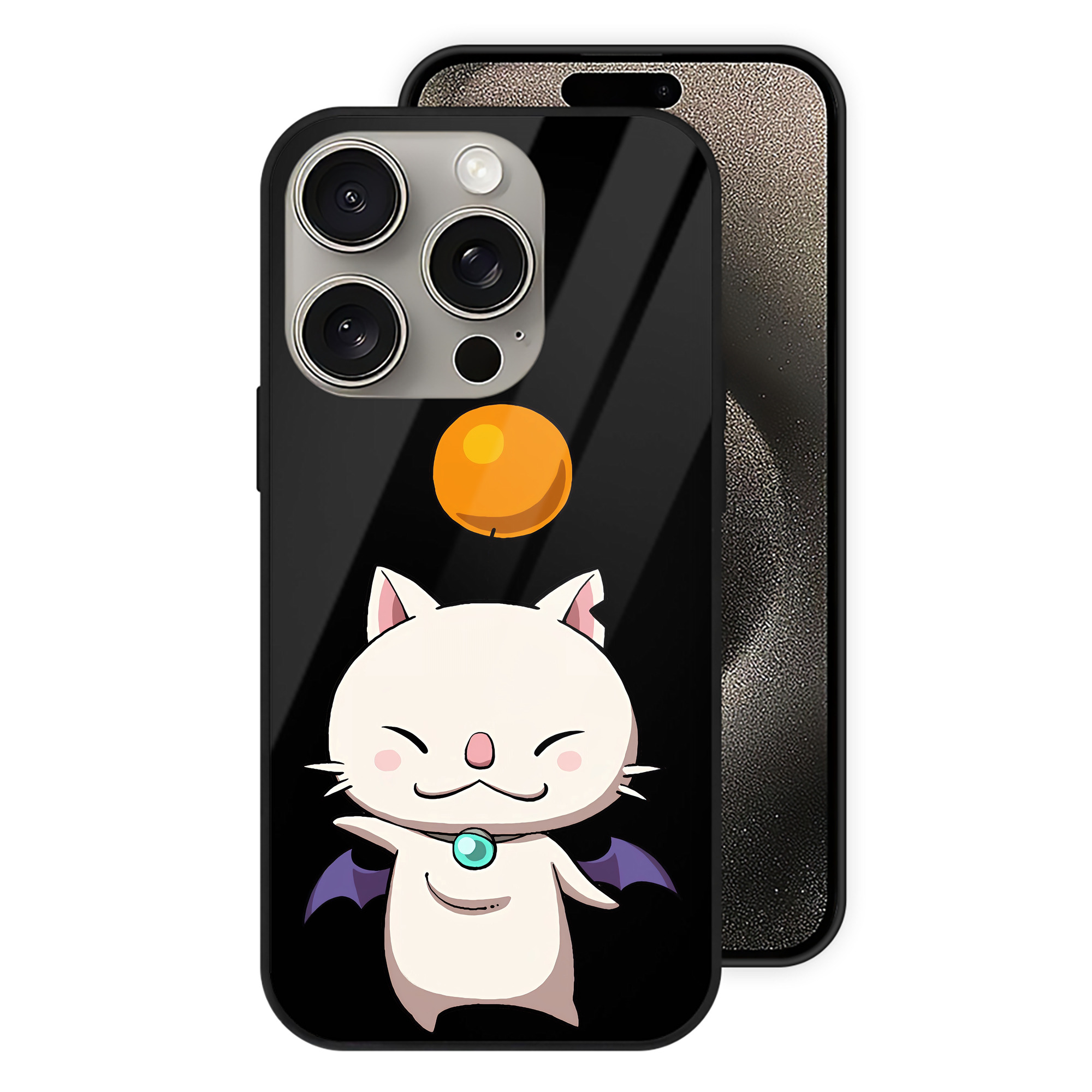 （画像用） 妖怪ウォッチ Yo-kai Watch 【iPhone15Pro対応】スマホケース 耐衝撃＆黄変防止 背面ガラス