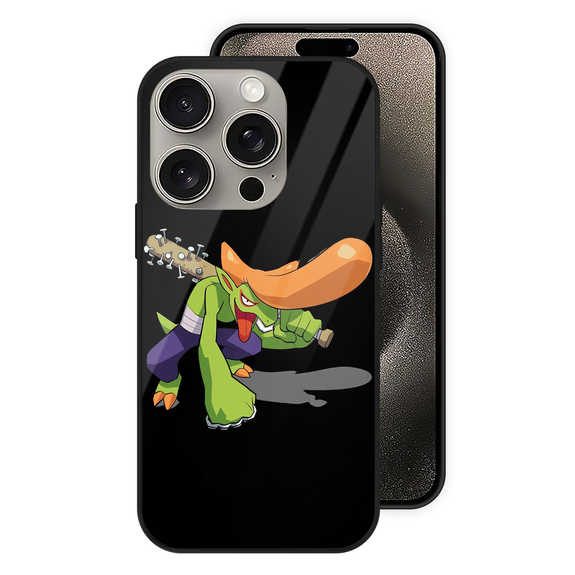 （画像用） 妖怪ウォッチ Yo-kai Watch 【iPhone15Pro対応】スマホケース 耐衝撃＆黄変防止 背面ガラス