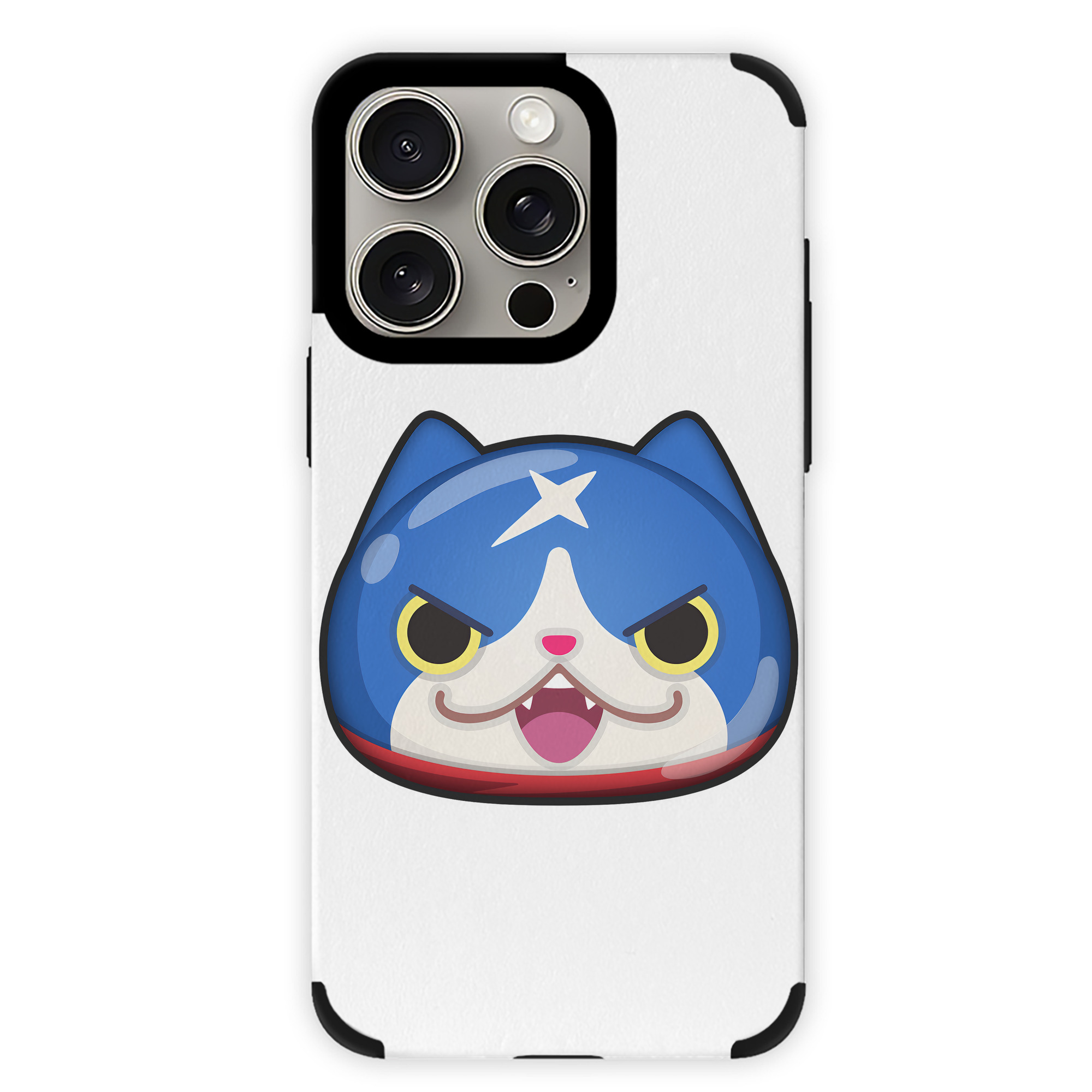 （画像用） 妖怪ウォッチ Yo-kai Watch 【iPhone15ProMax対応】 PUレザー スマホケース 耐衝撃＆黄変防止