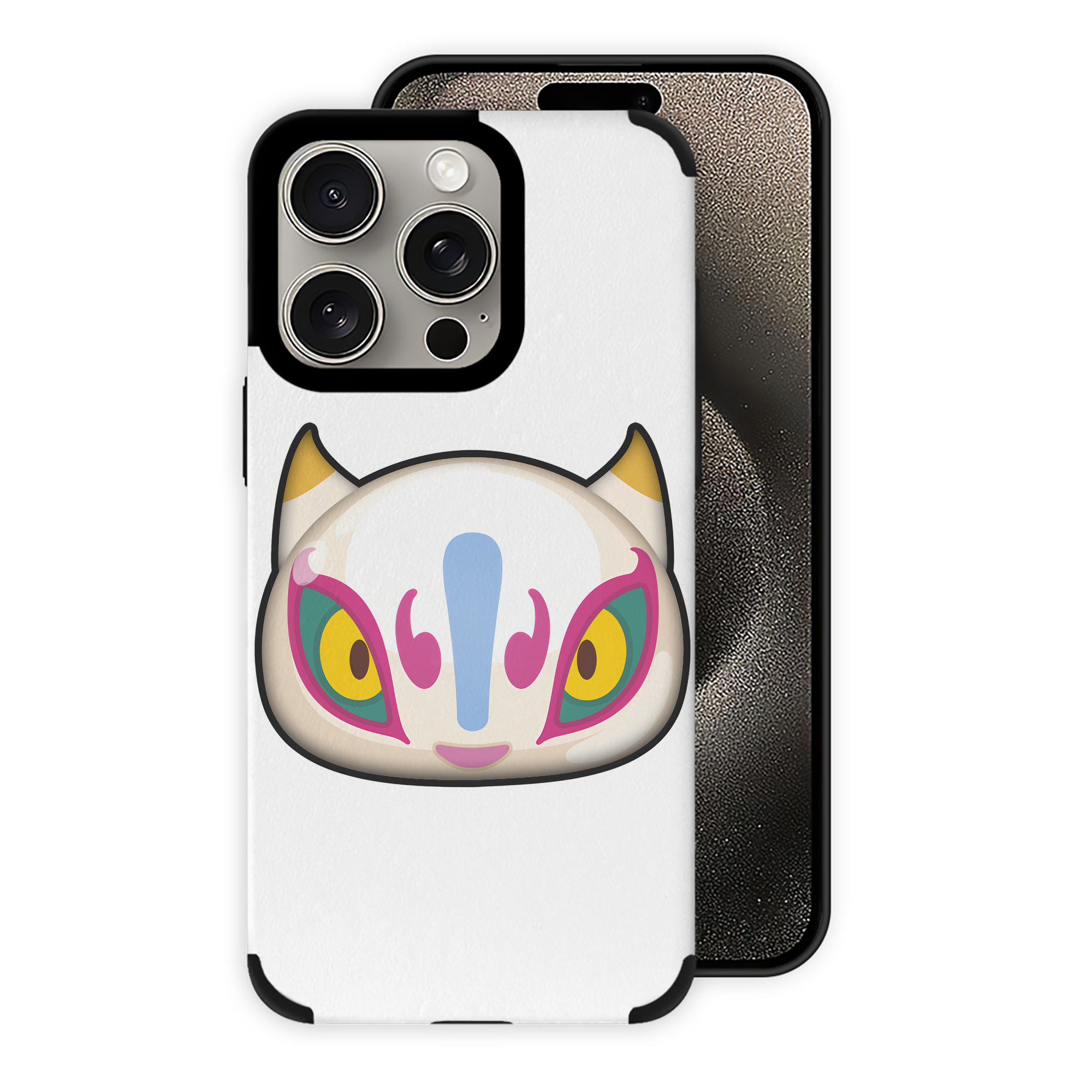 （画像用） 妖怪ウォッチ Yo-kai Watch 【iPhone15ProMax対応】 PUレザー スマホケース 耐衝撃＆黄変防止
